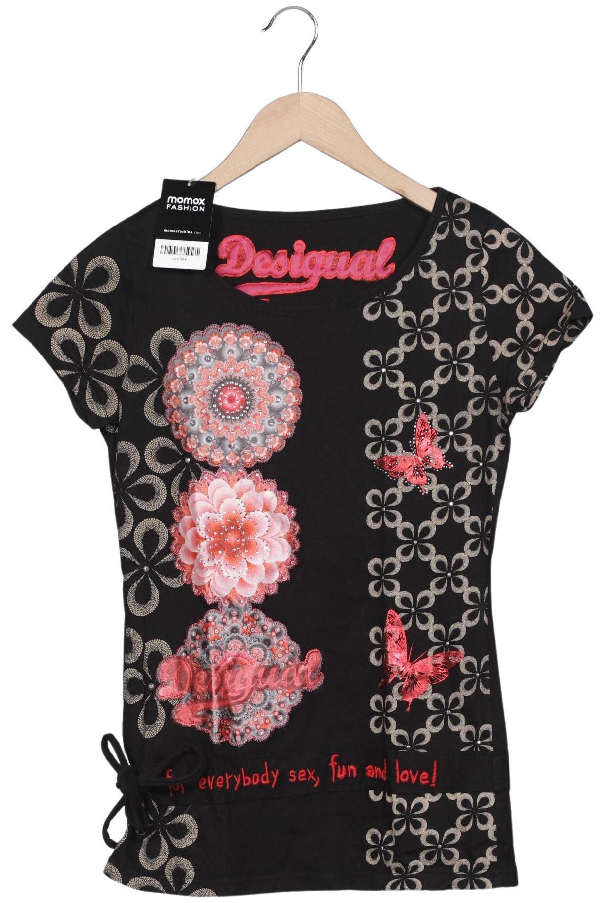 

Desigual Damen T-Shirt, schwarz, Gr. 34
