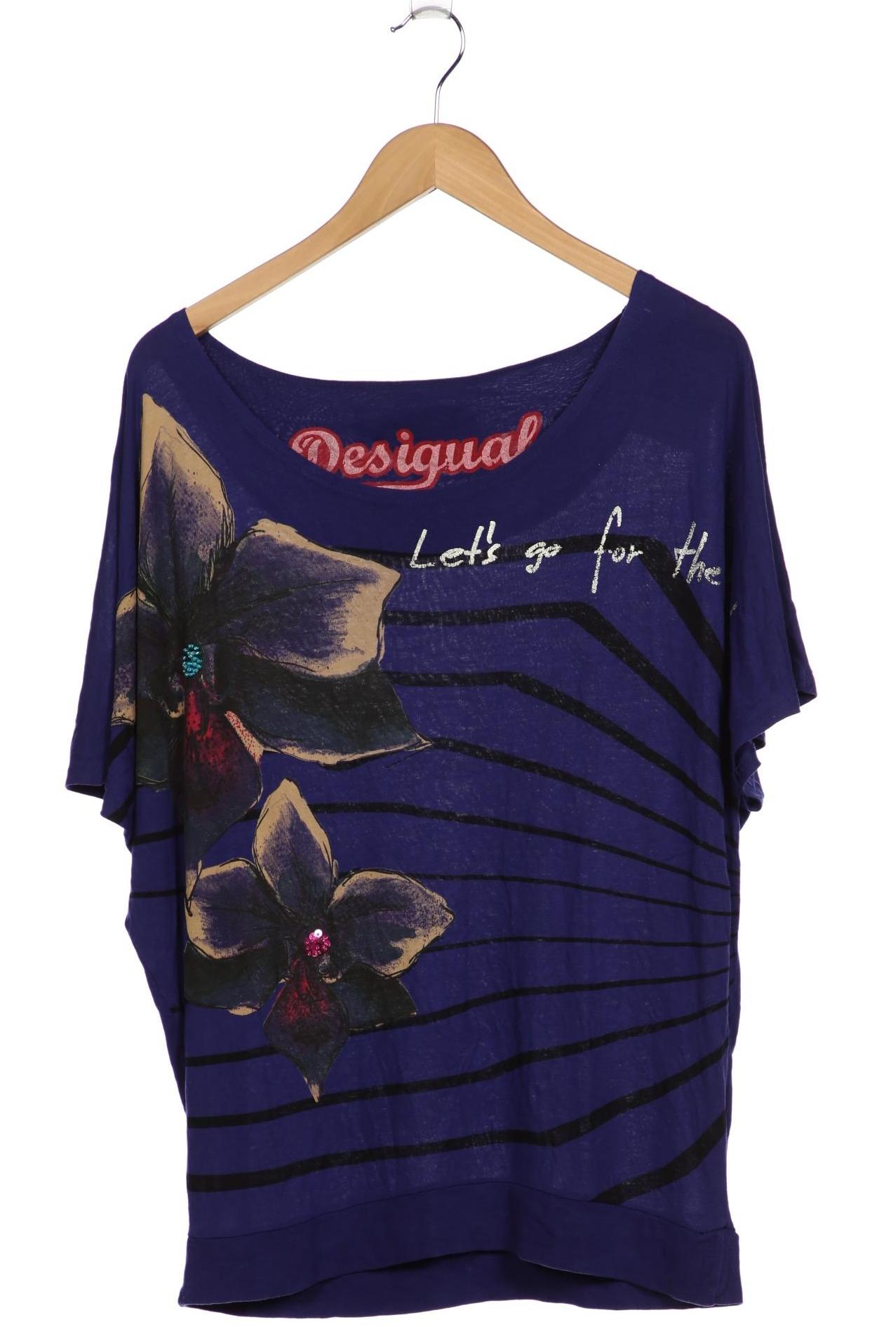 

Desigual Damen T-Shirt, marineblau, Gr. 42