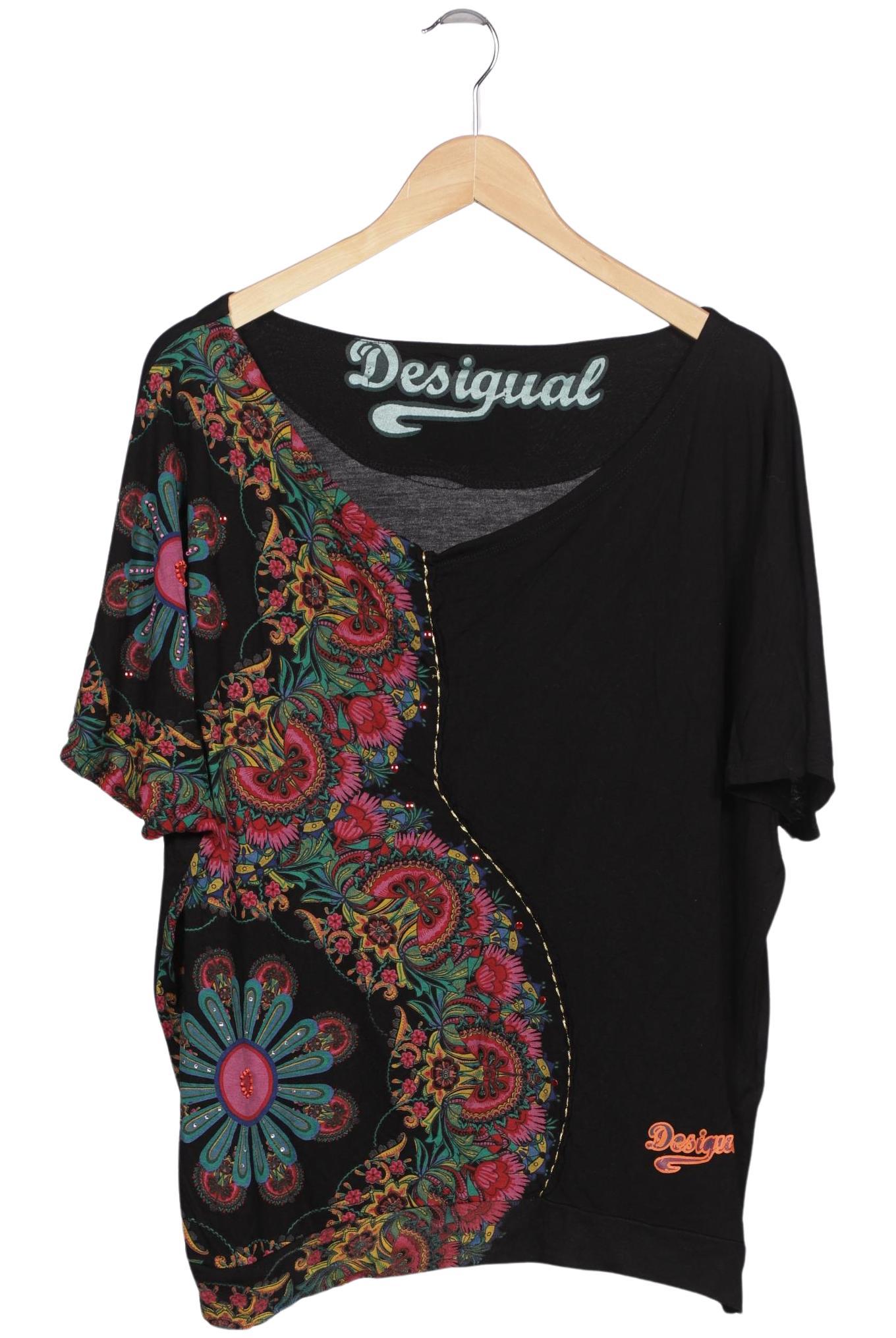 

Desigual Damen T-Shirt, schwarz, Gr. 42