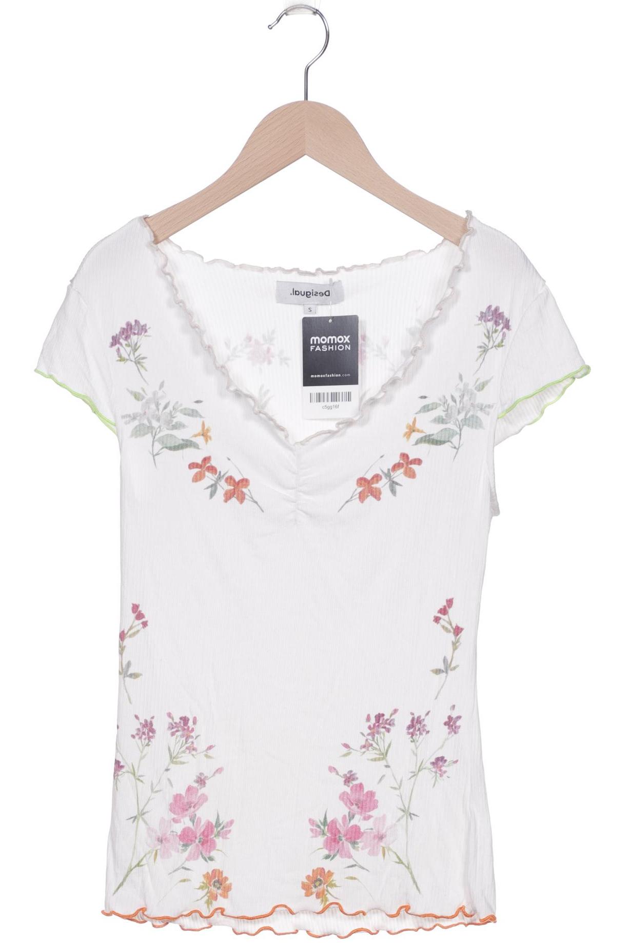 

Desigual Damen T-Shirt, weiß, Gr. 36