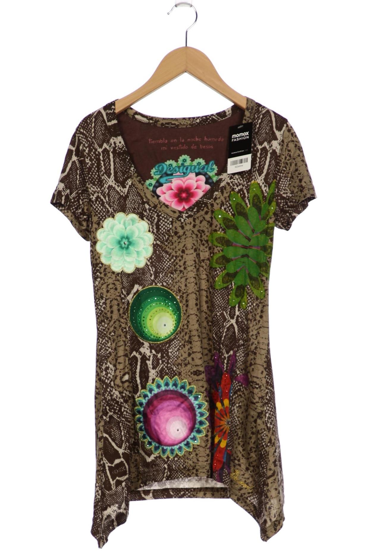 

Desigual Damen T-Shirt, braun, Gr. 36