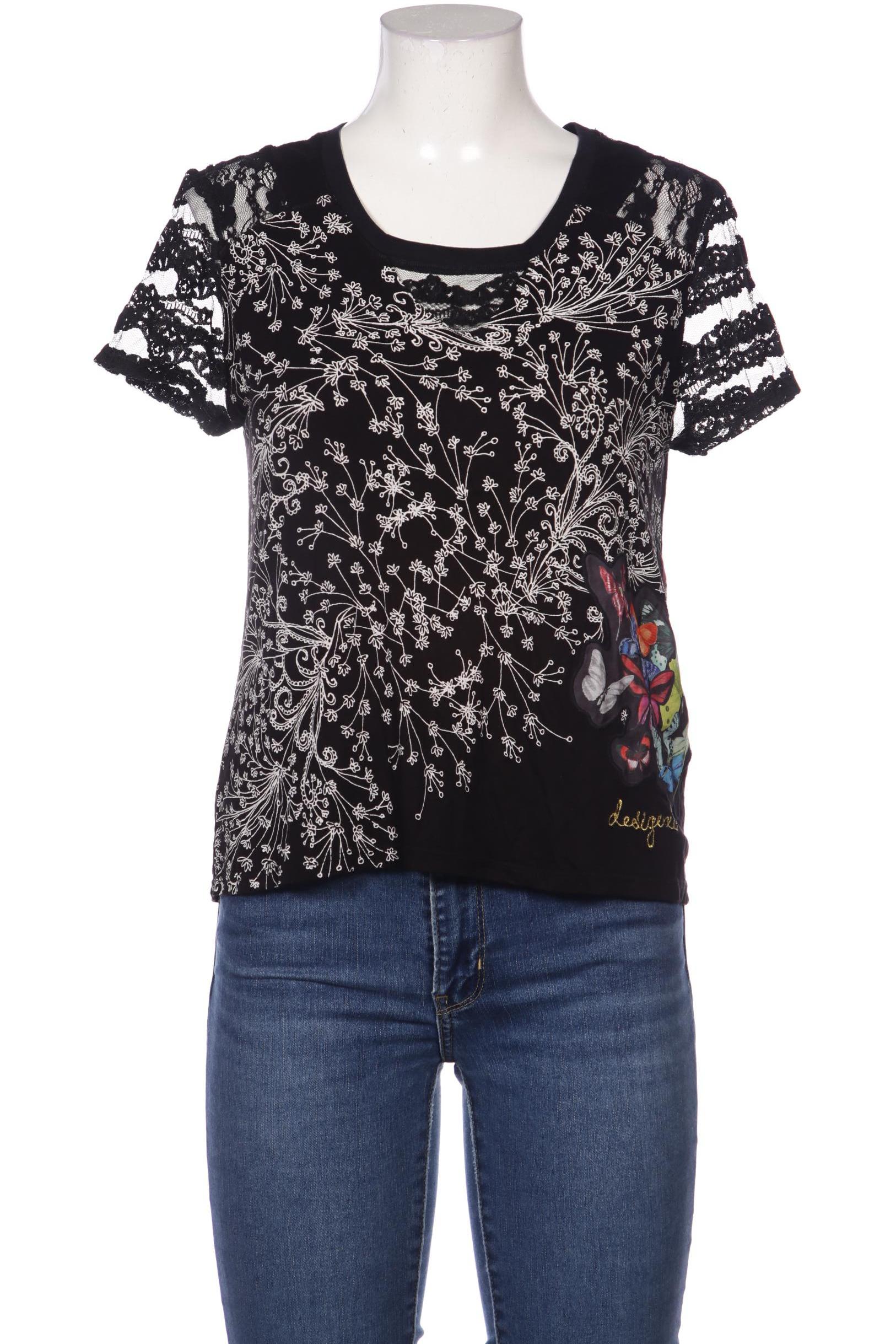 

Desigual Damen T-Shirt, schwarz