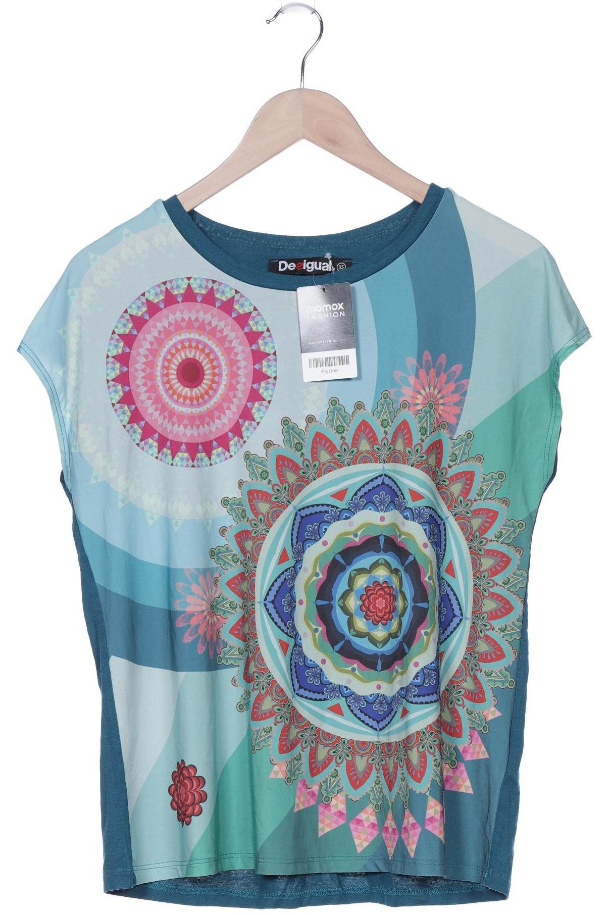 

Desigual Damen T-Shirt, mehrfarbig, Gr. 34