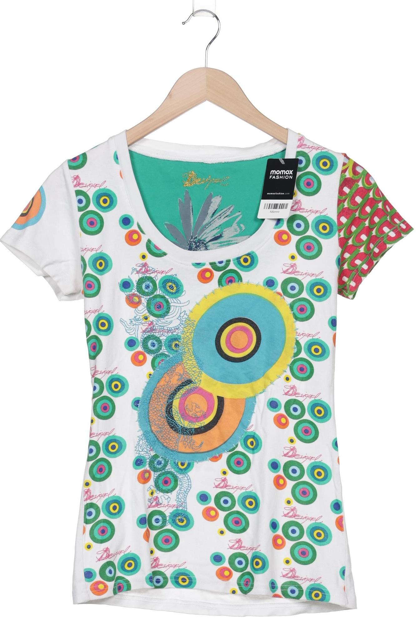 

Desigual Damen T-Shirt, weiß, Gr. 42