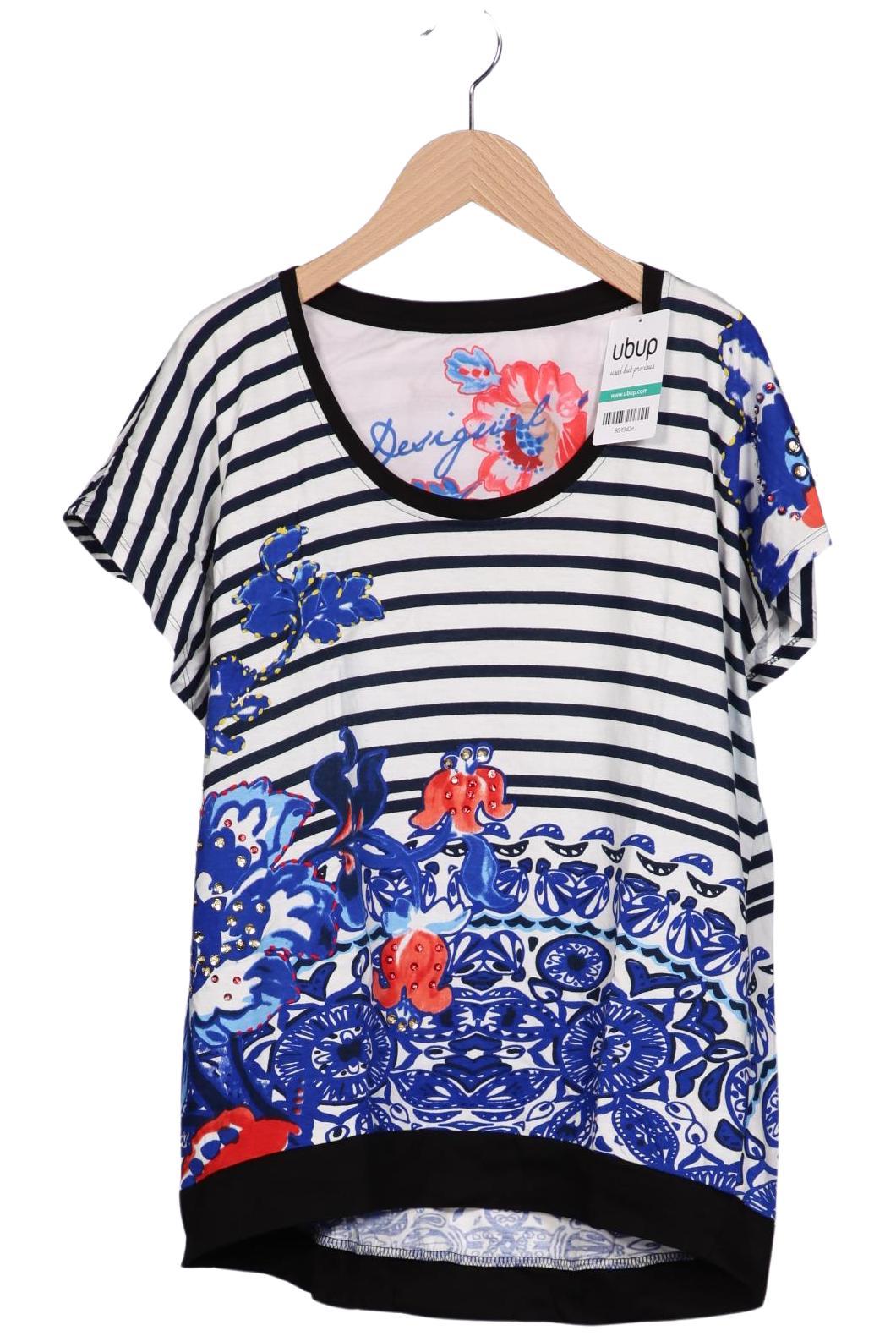 

Desigual Damen T-Shirt, blau, Gr. 42