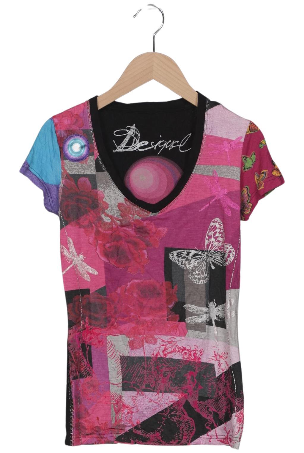 

Desigual Damen T-Shirt, mehrfarbig, Gr. 36