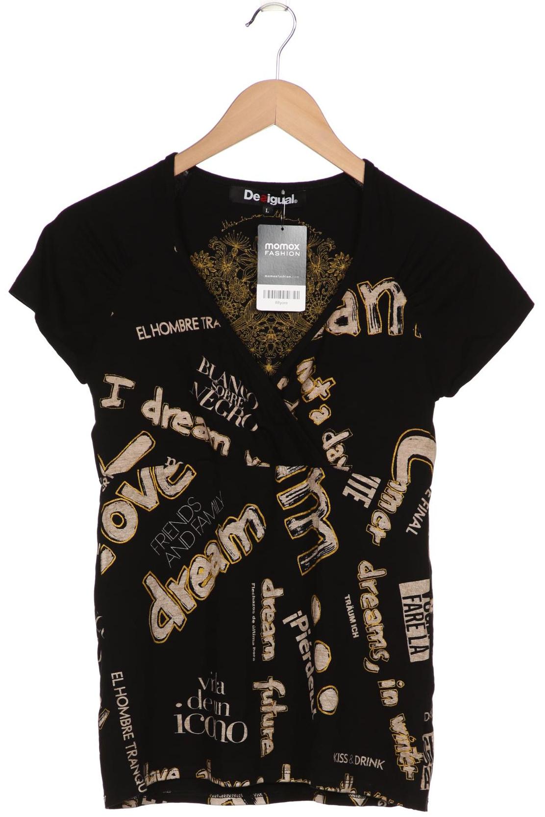 

Desigual Damen T-Shirt, schwarz