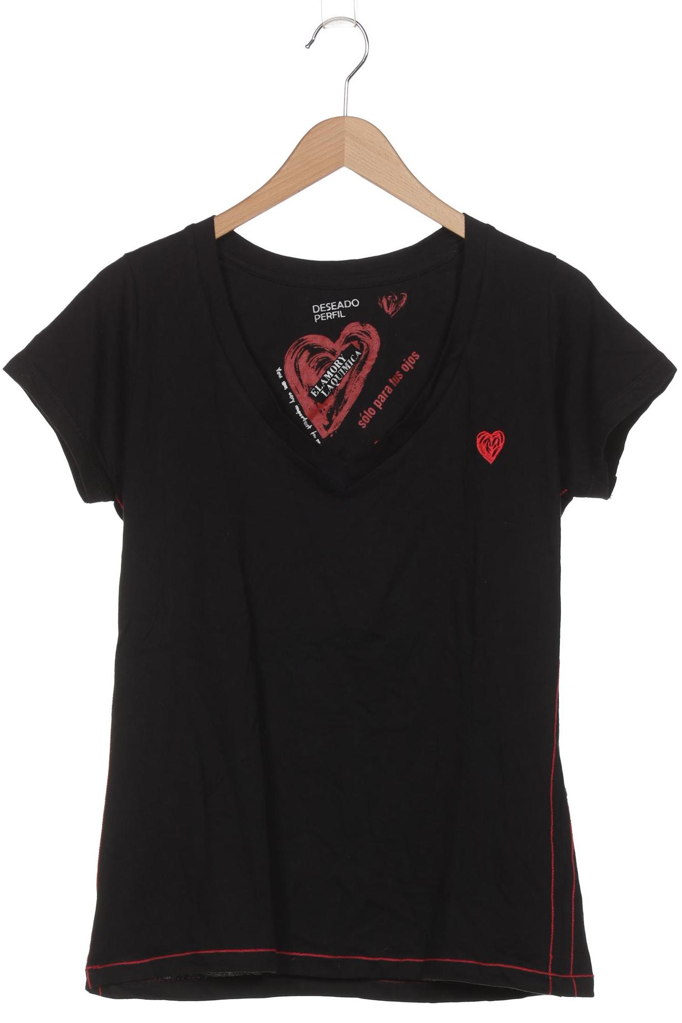 

Desigual Damen T-Shirt, schwarz, Gr. 44