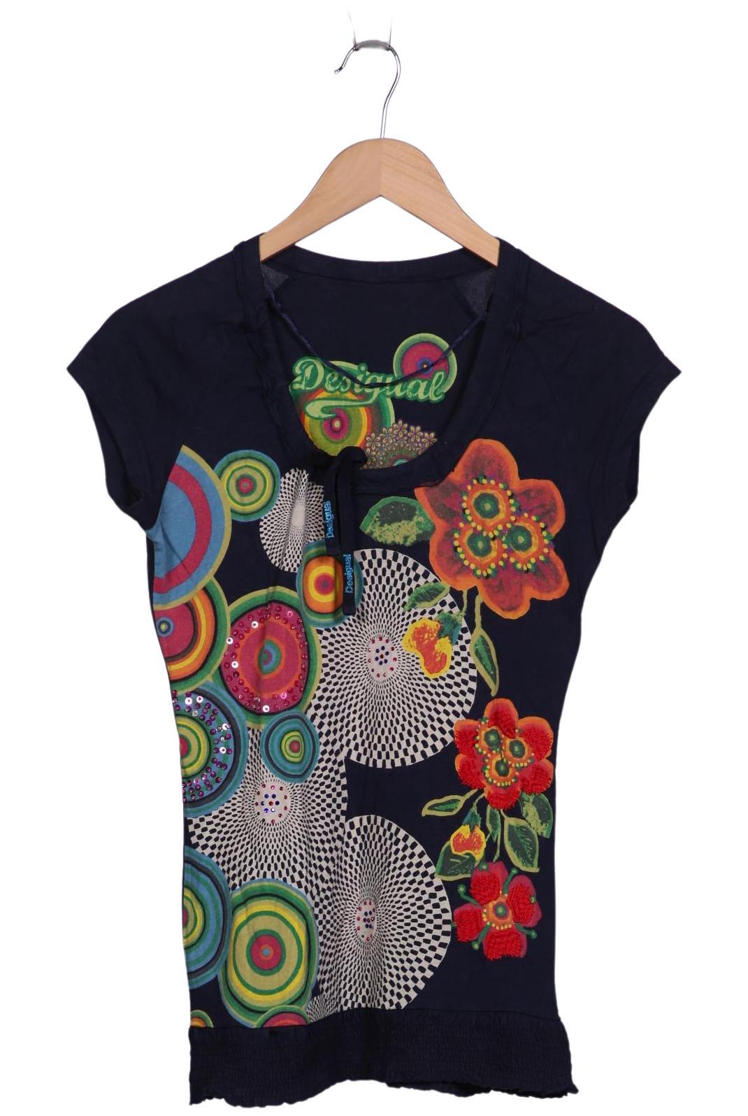 

Desigual Damen T-Shirt, marineblau, Gr. 38