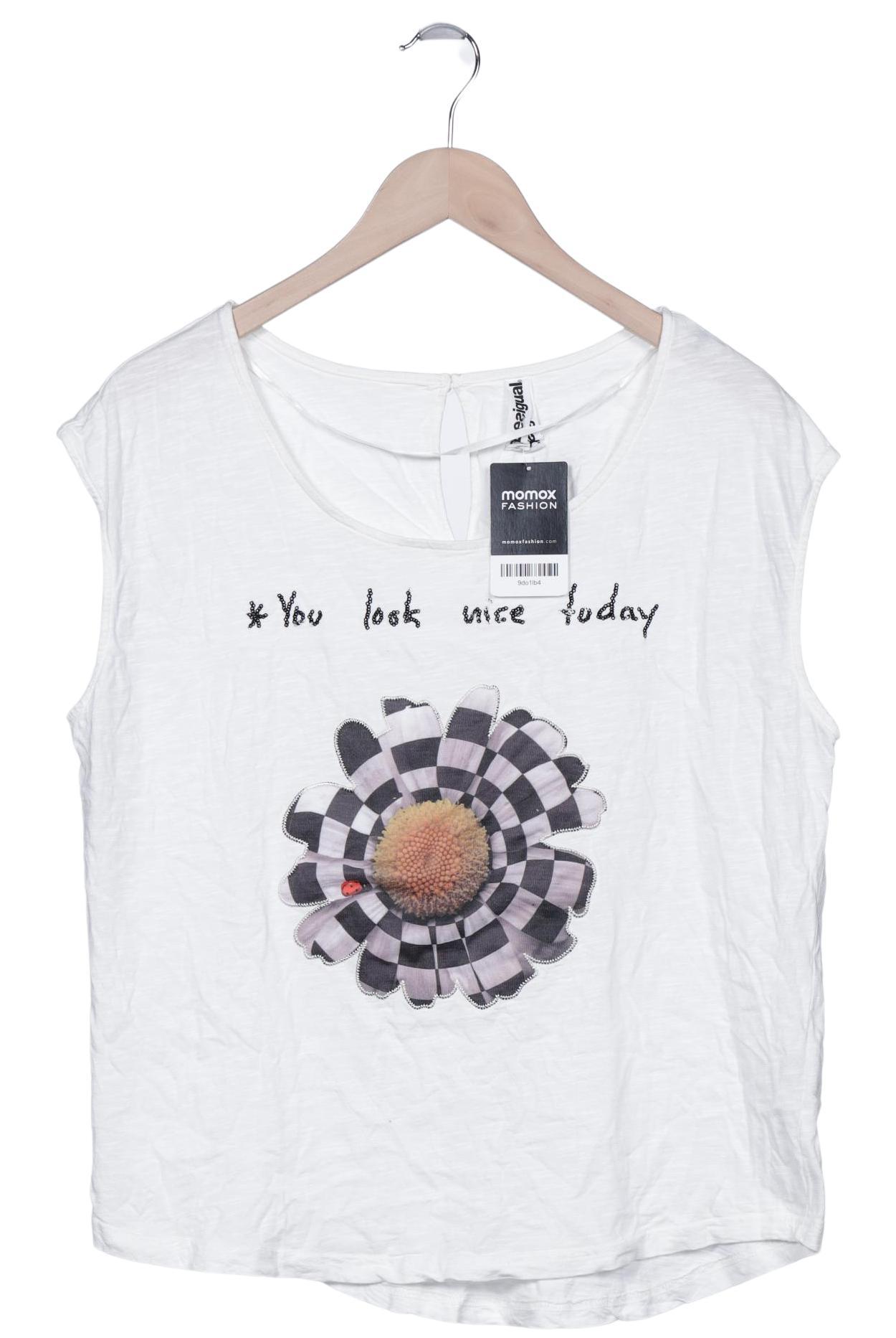 

Desigual Damen T-Shirt, weiß, Gr. 42