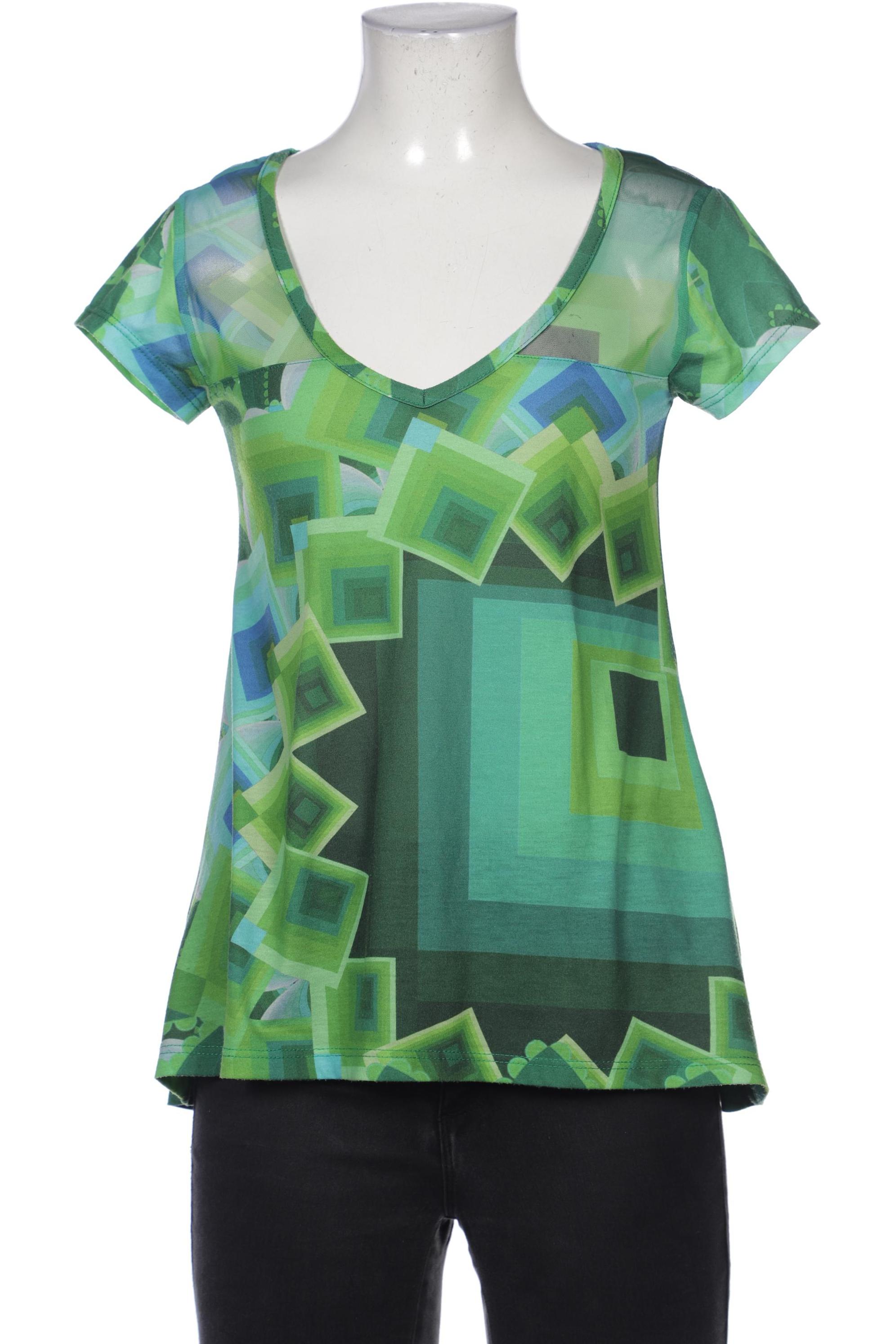 

Desigual Damen T-Shirt, grün, Gr. 34
