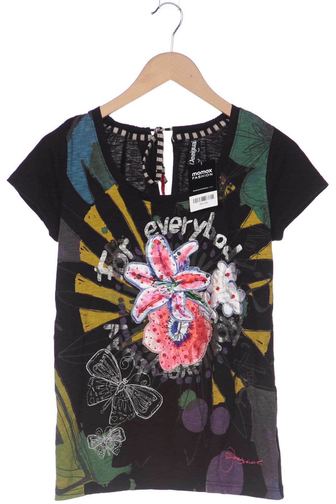 

Desigual Damen T-Shirt, schwarz, Gr. 42