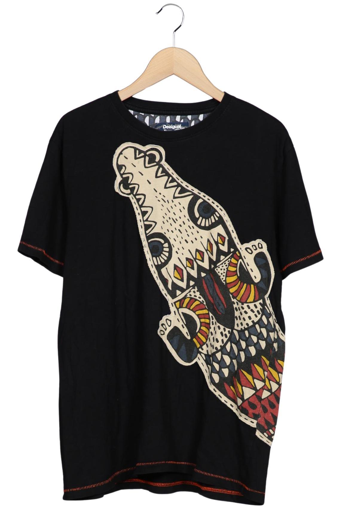 

Desigual Damen T-Shirt, schwarz, Gr. 44