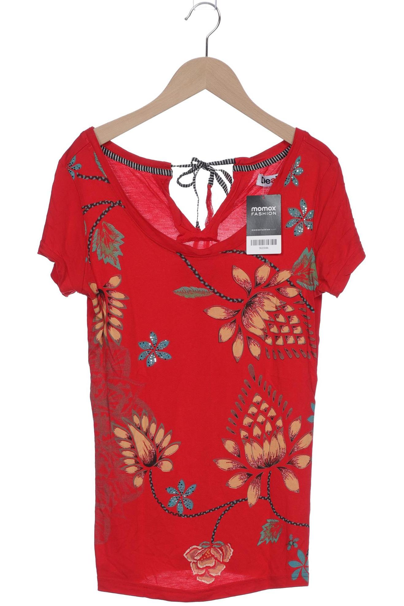 

Desigual Damen T-Shirt, rot, Gr. 38