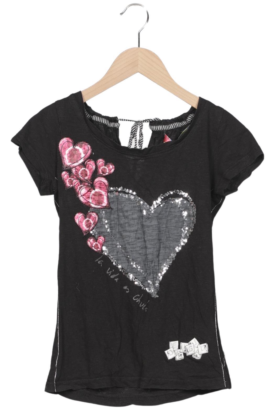 

Desigual Damen T-Shirt, schwarz, Gr. 34