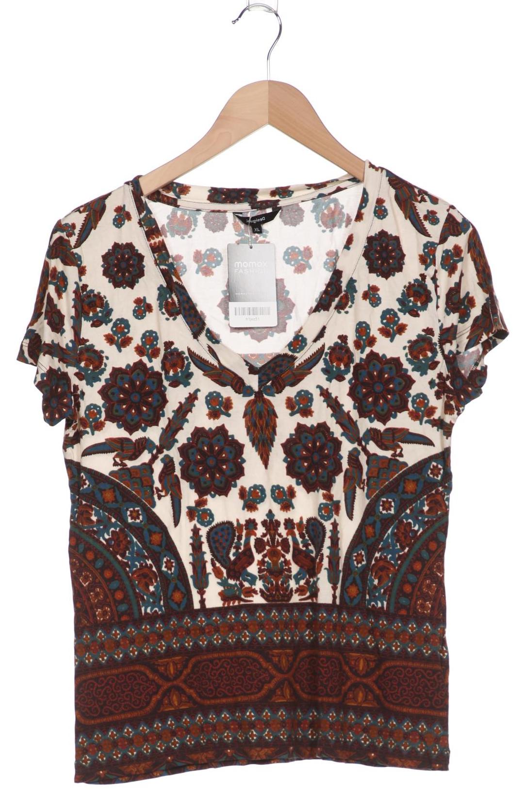 

Desigual Damen T-Shirt, braun, Gr. 44