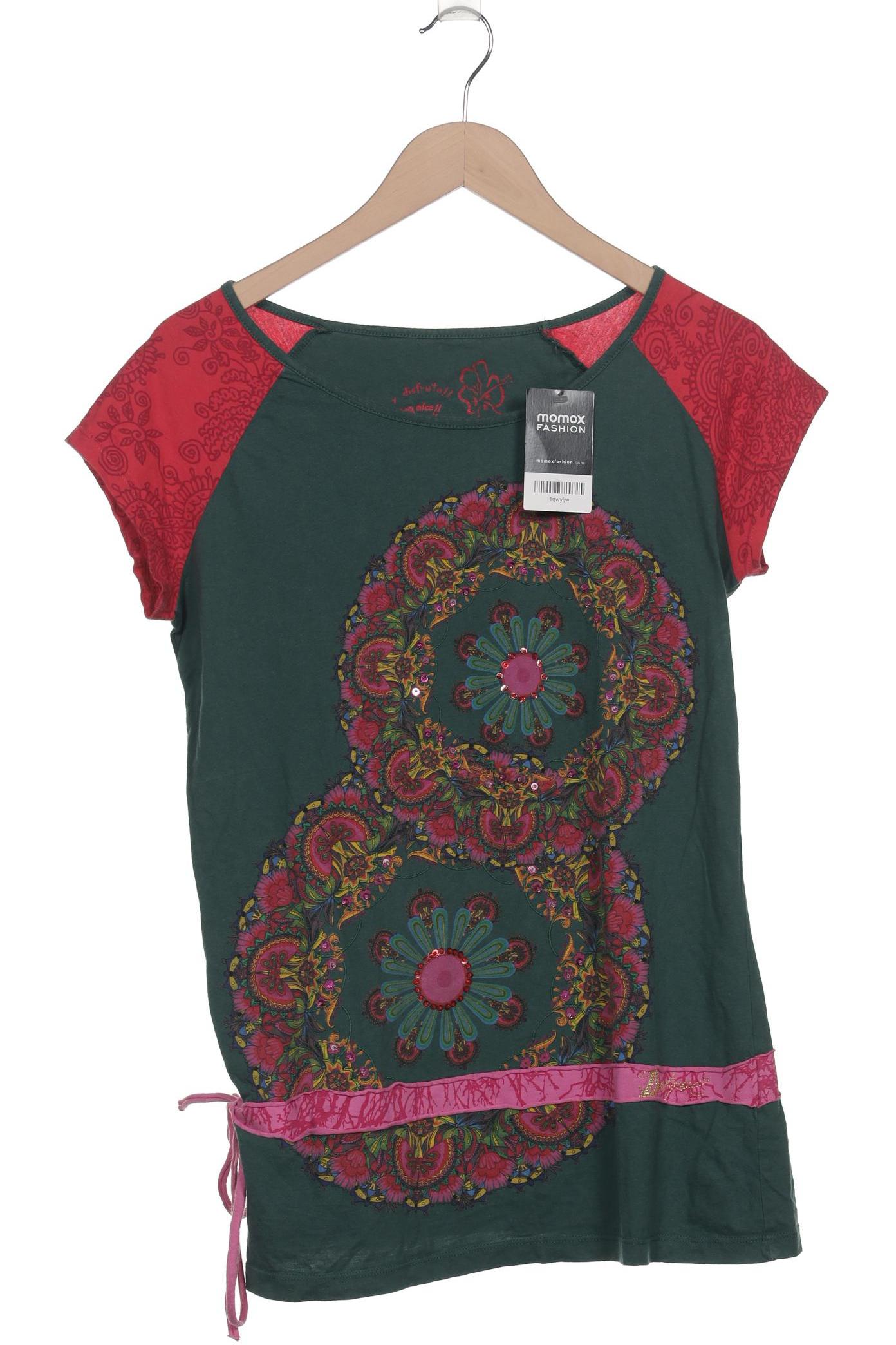 

Desigual Damen T-Shirt, grün, Gr. 42