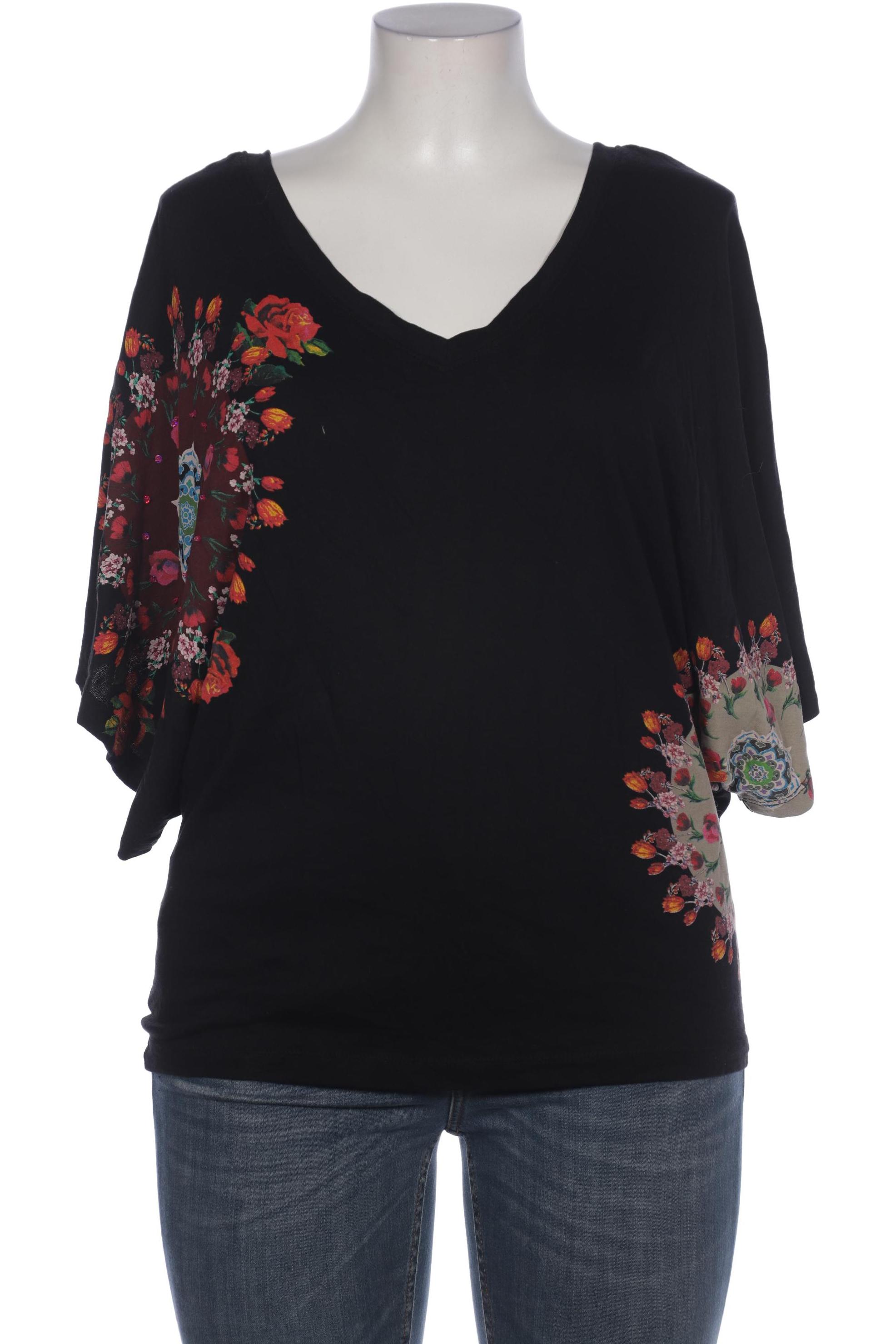 

Desigual Damen T-Shirt, schwarz, Gr. 42