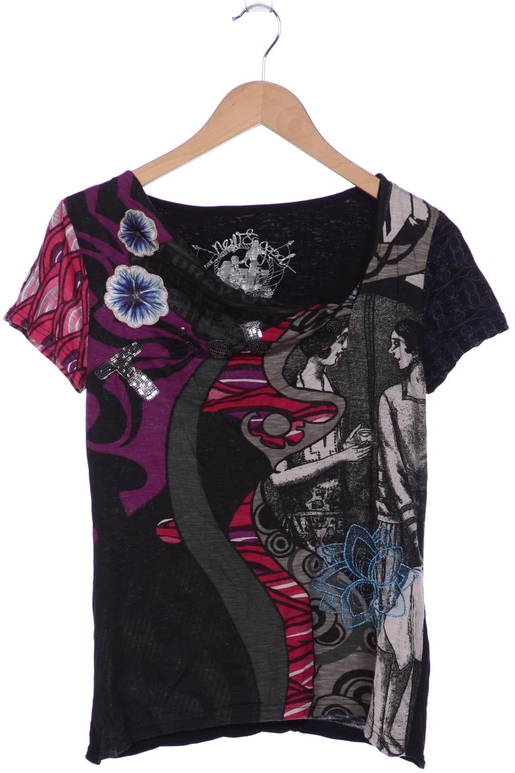 

Desigual Damen T-Shirt, schwarz, Gr. 38