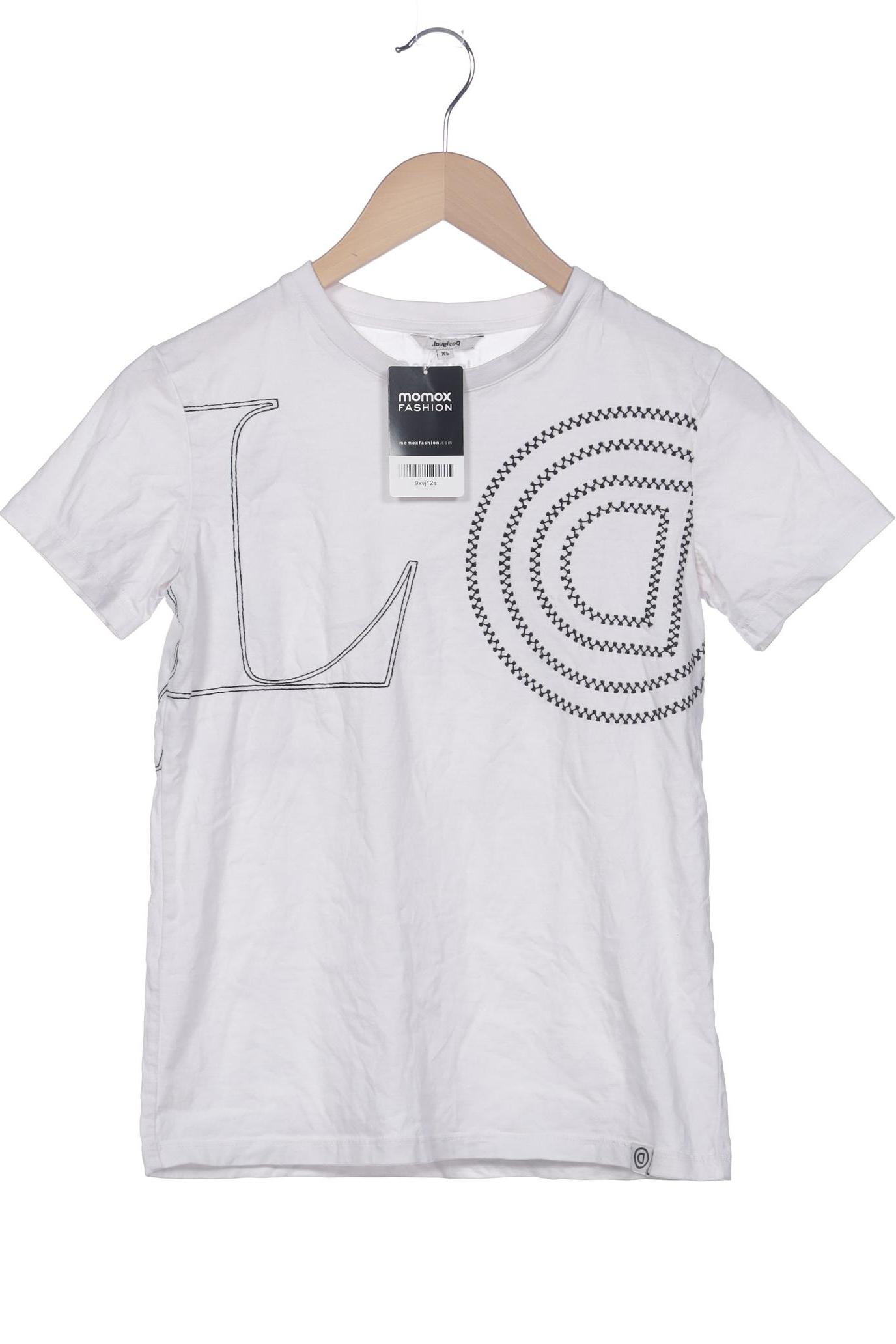 

Desigual Damen T-Shirt, weiß, Gr. 34