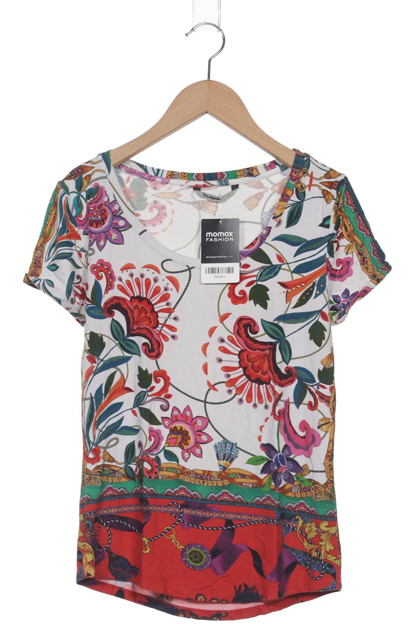 

Desigual Damen T-Shirt, mehrfarbig, Gr. 36