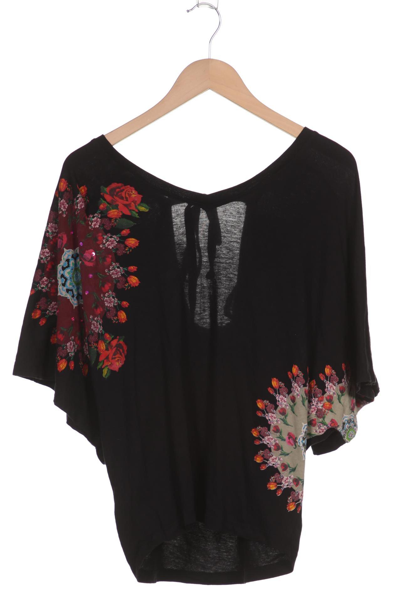 

Desigual Damen T-Shirt, schwarz, Gr. 38