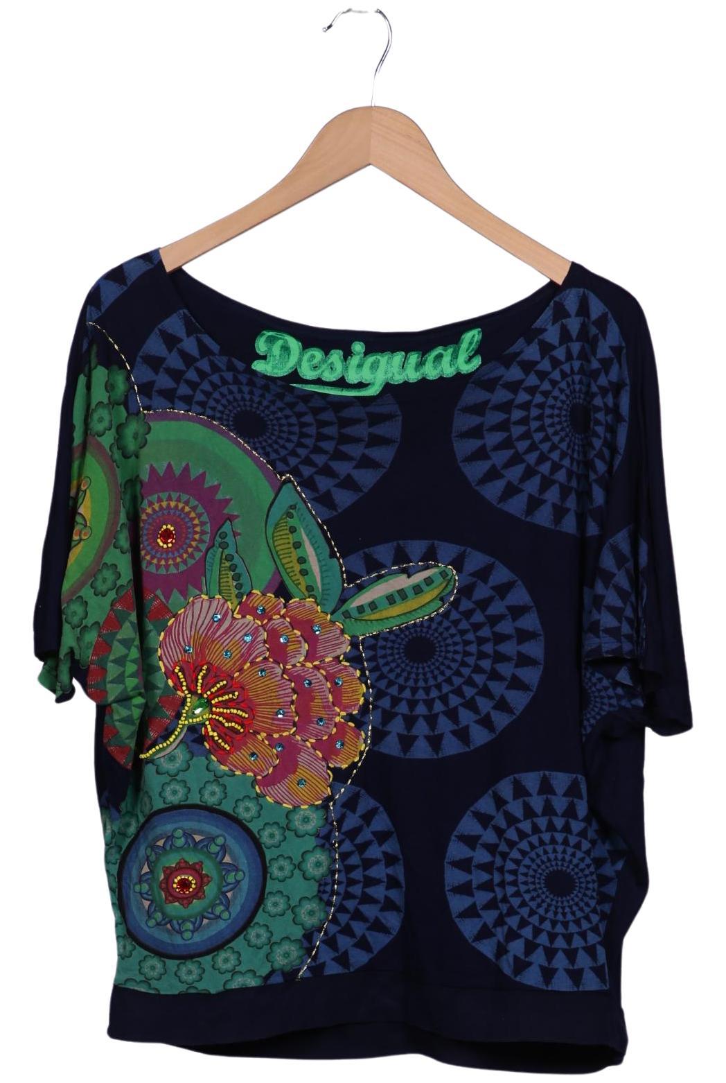 

Desigual Damen T-Shirt, marineblau, Gr. 38