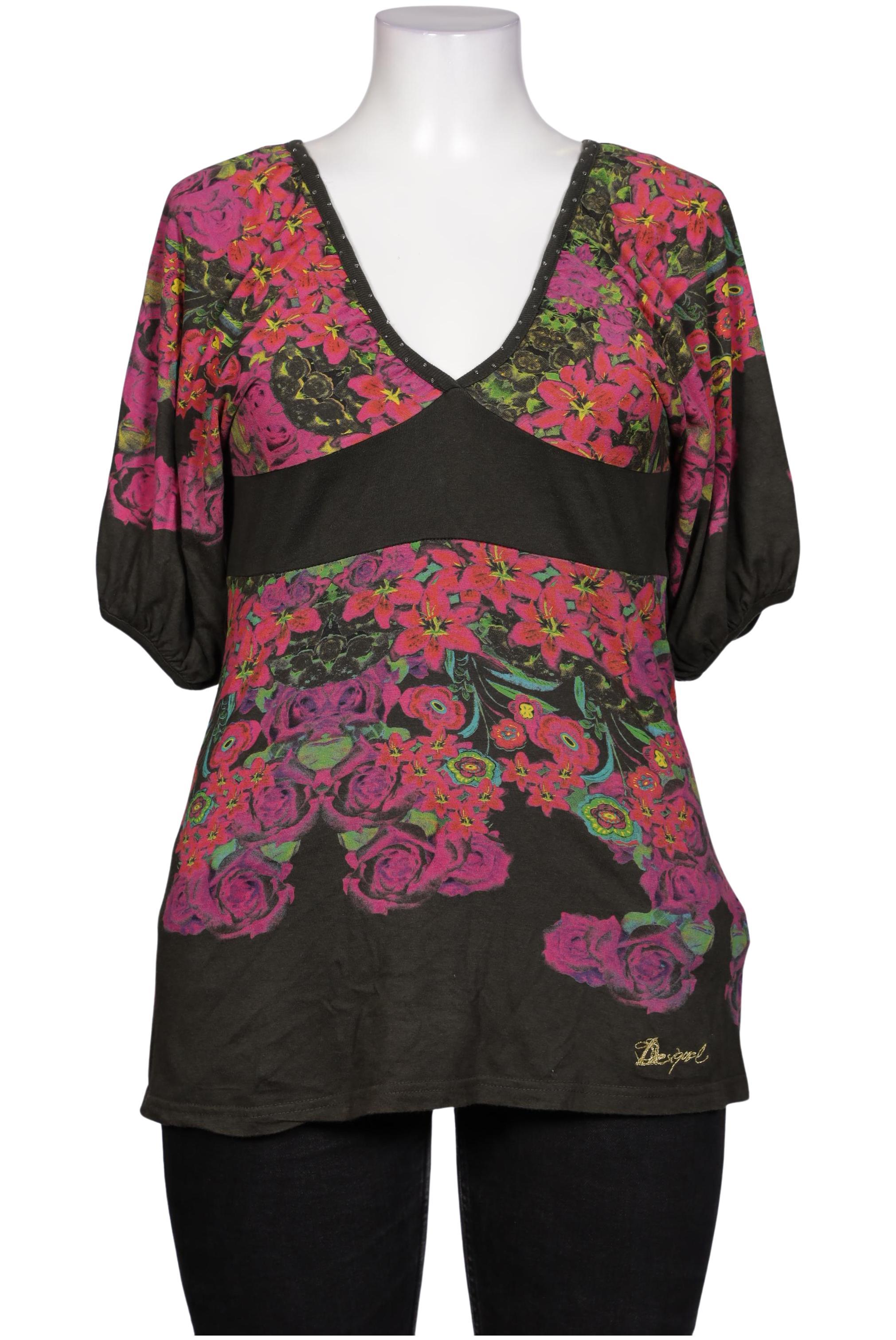 

Desigual Damen T-Shirt, mehrfarbig, Gr. 44