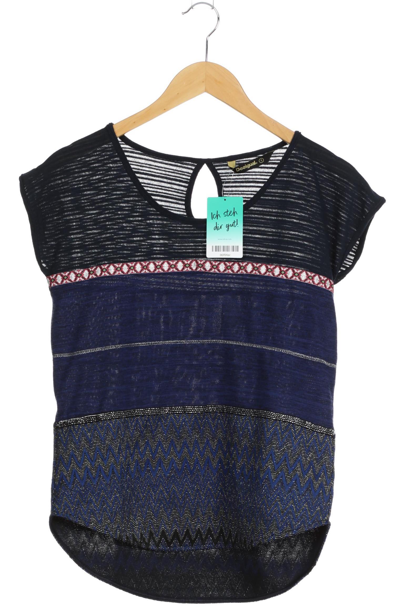 

Desigual Damen T-Shirt, blau, Gr.