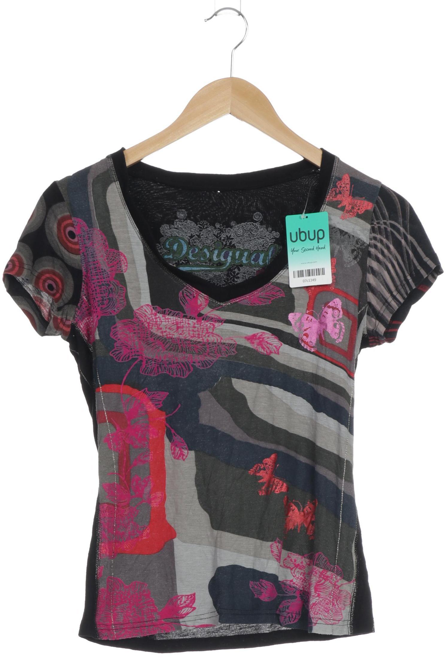

Desigual Damen T-Shirt, mehrfarbig, Gr.