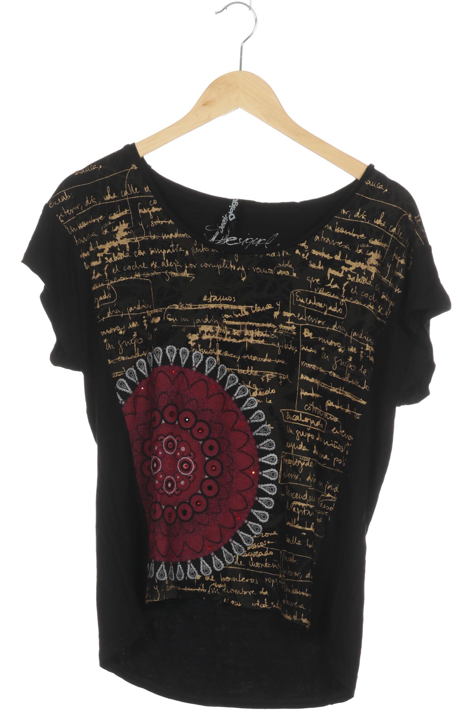 

Desigual Damen T-Shirt, schwarz, Gr.