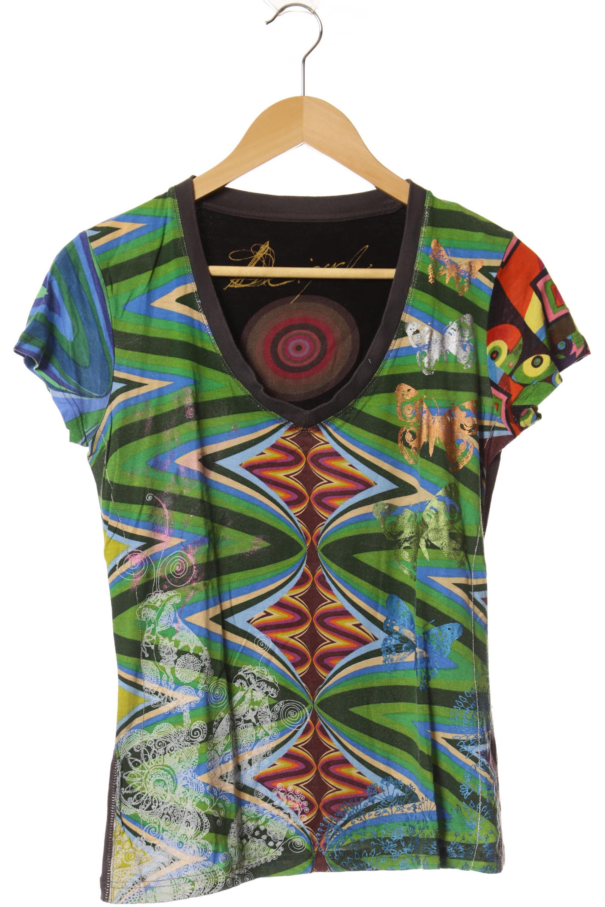 

Desigual Damen T-Shirt, grün, Gr.