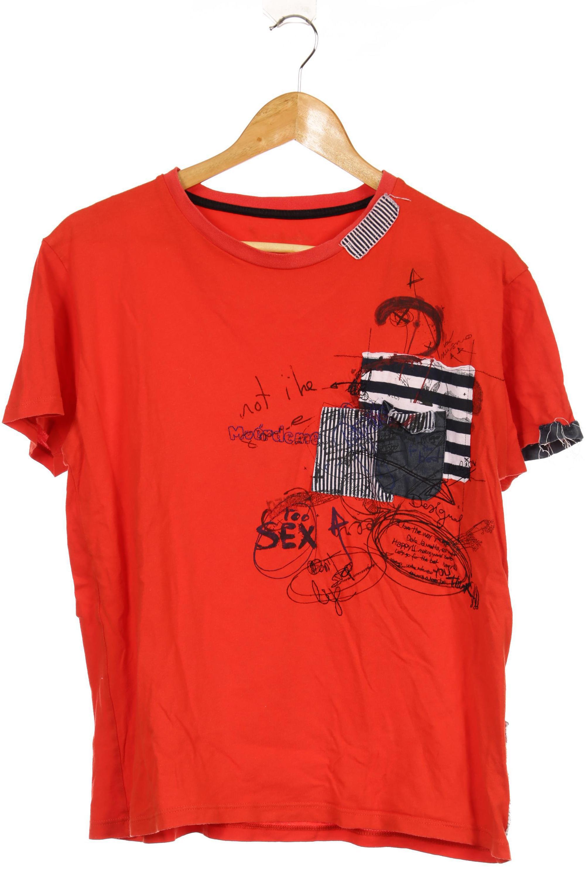 

Desigual Damen T-Shirt, rot, Gr.
