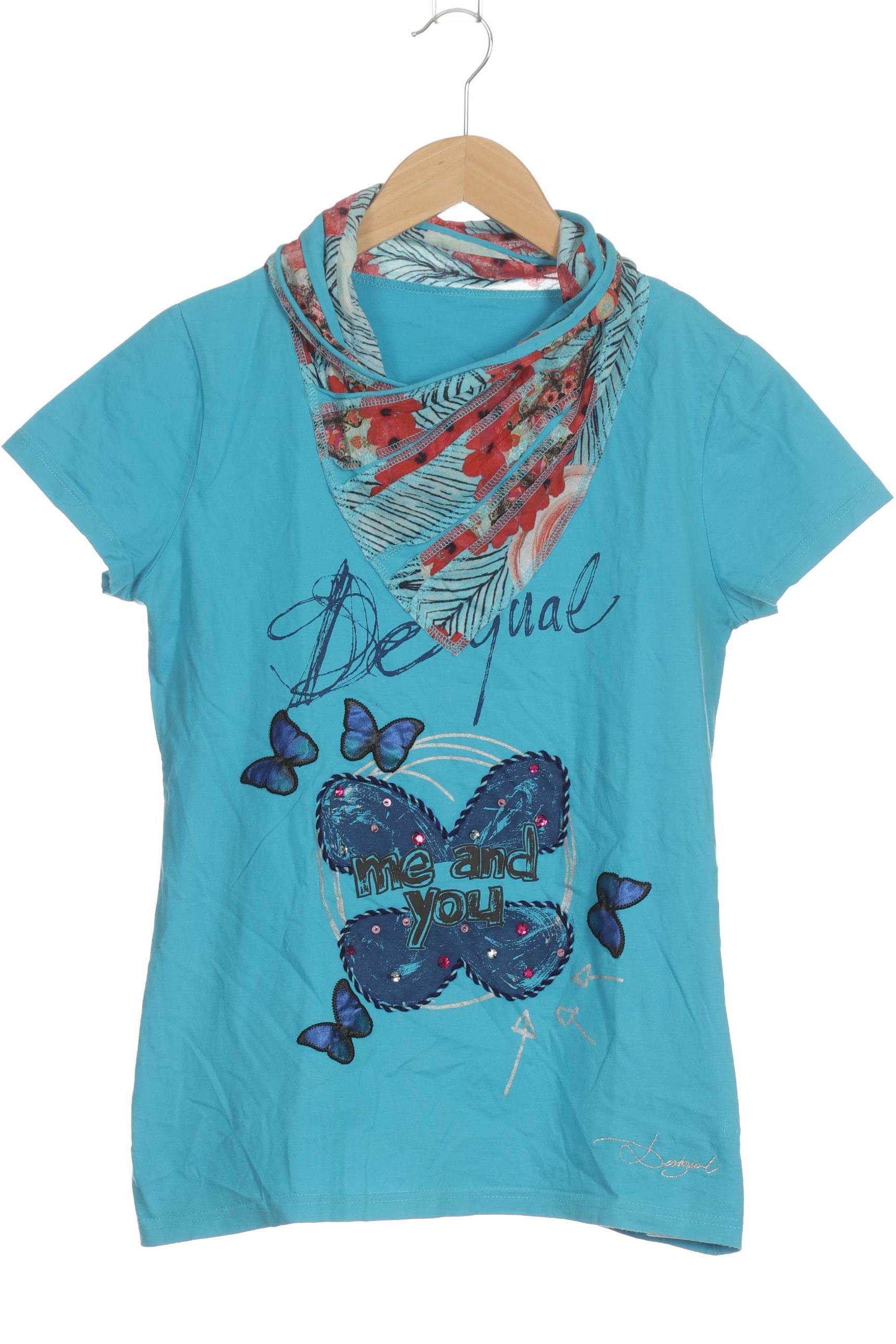 

Desigual Damen T-Shirt, blau, Gr.