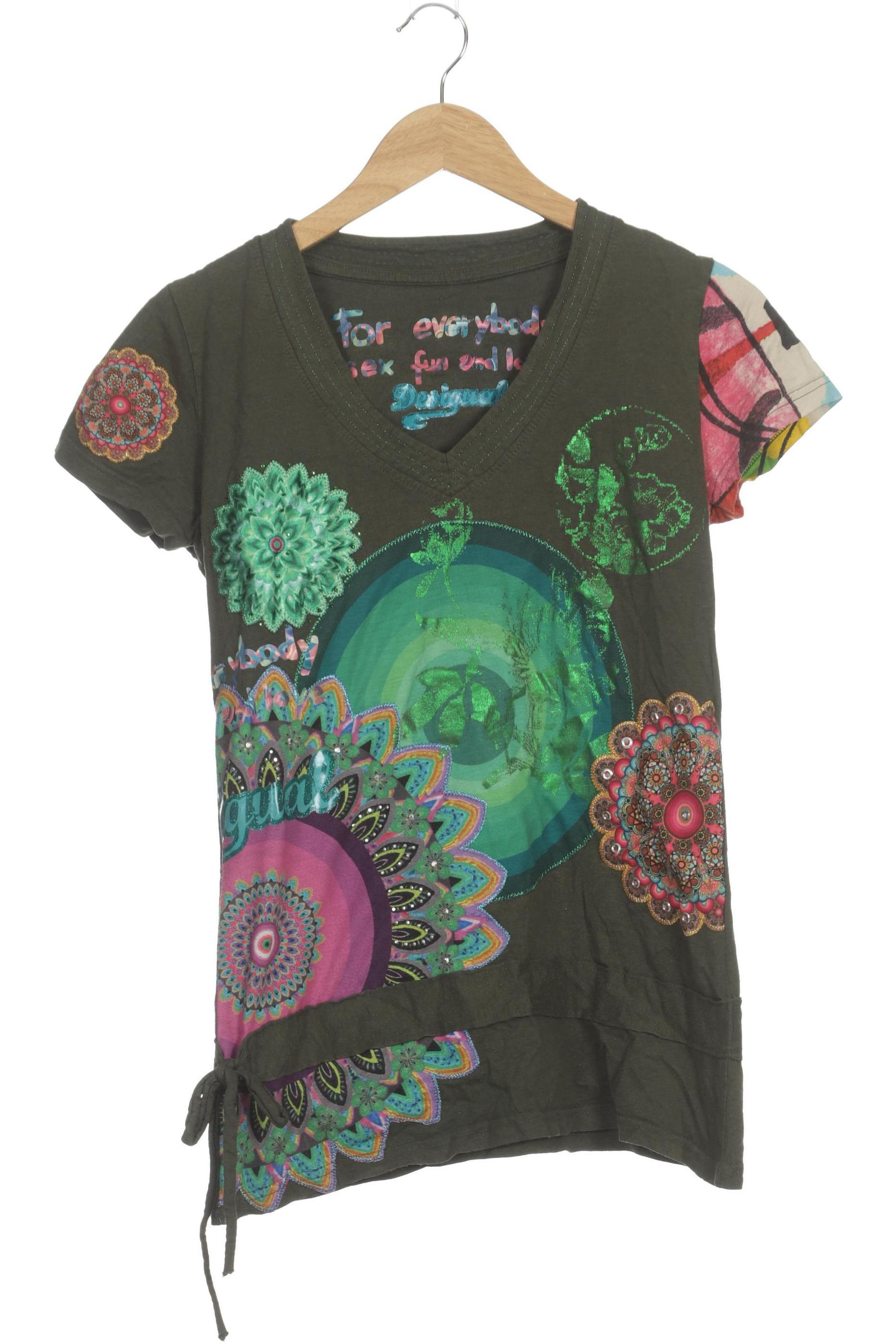 

Desigual Damen T-Shirt, grün, Gr.