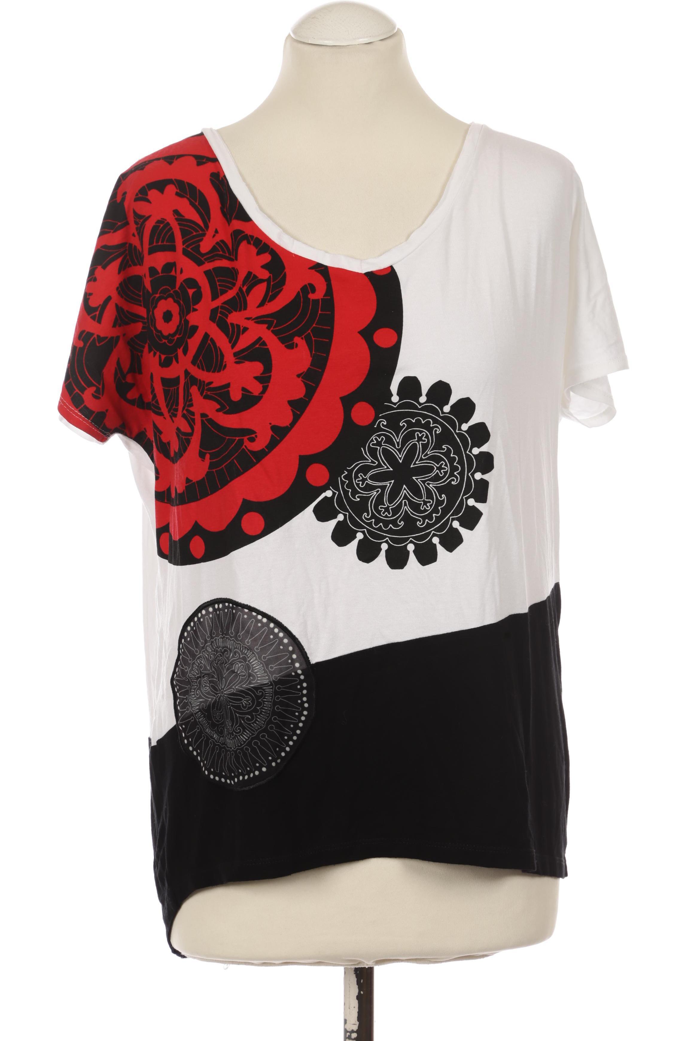 

Desigual Damen T-Shirt, weiß, Gr.