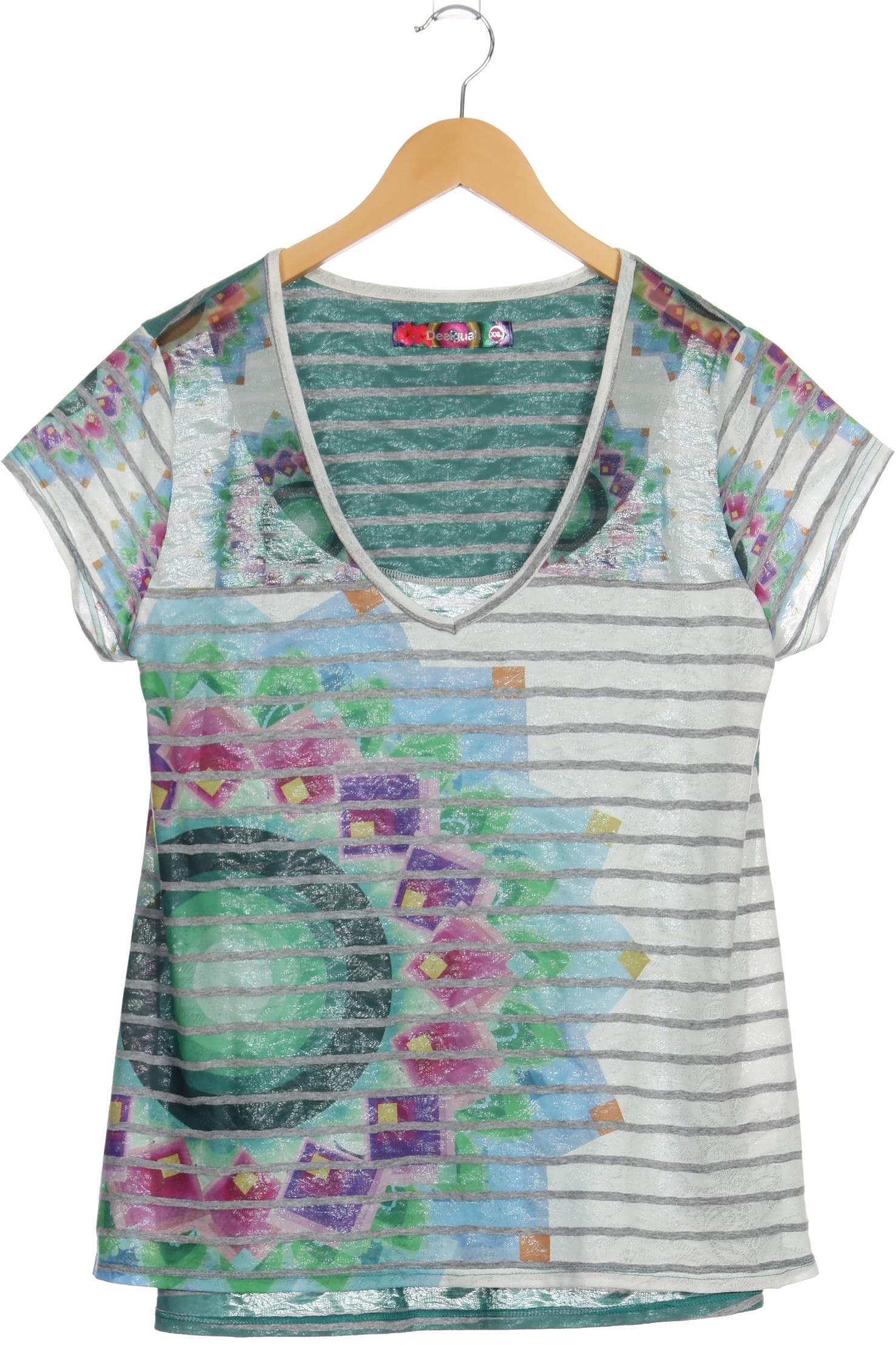 

Desigual Damen T-Shirt, türkis, Gr.