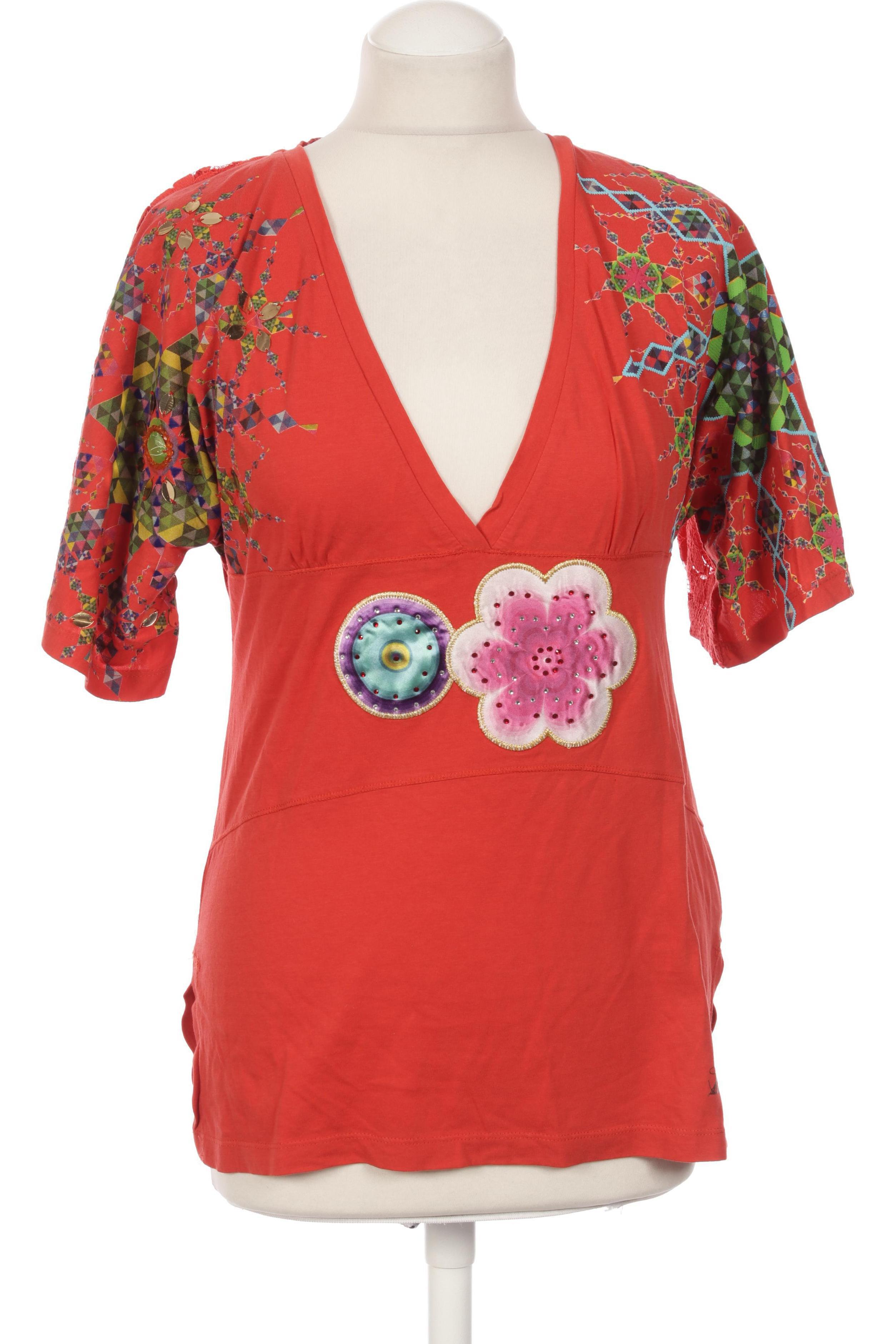 

Desigual Damen T-Shirt, rot, Gr.