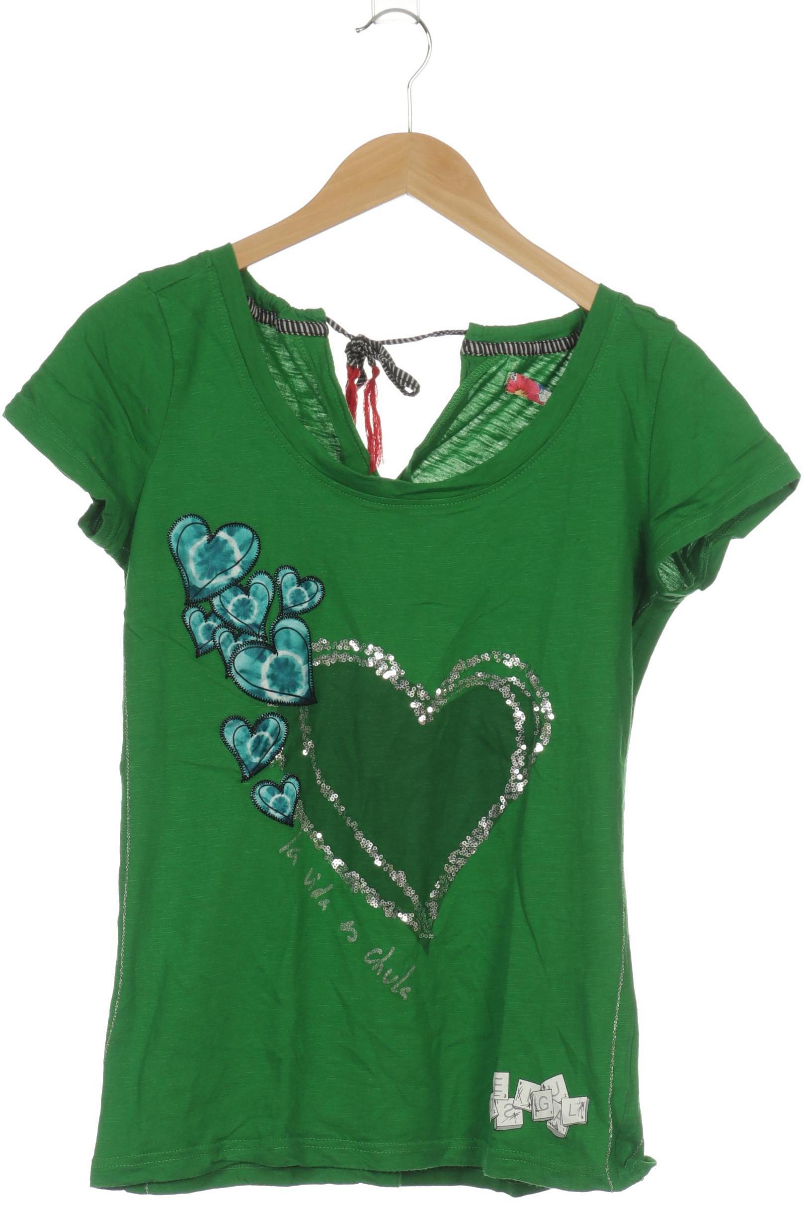 

Desigual Damen T-Shirt, grün, Gr.