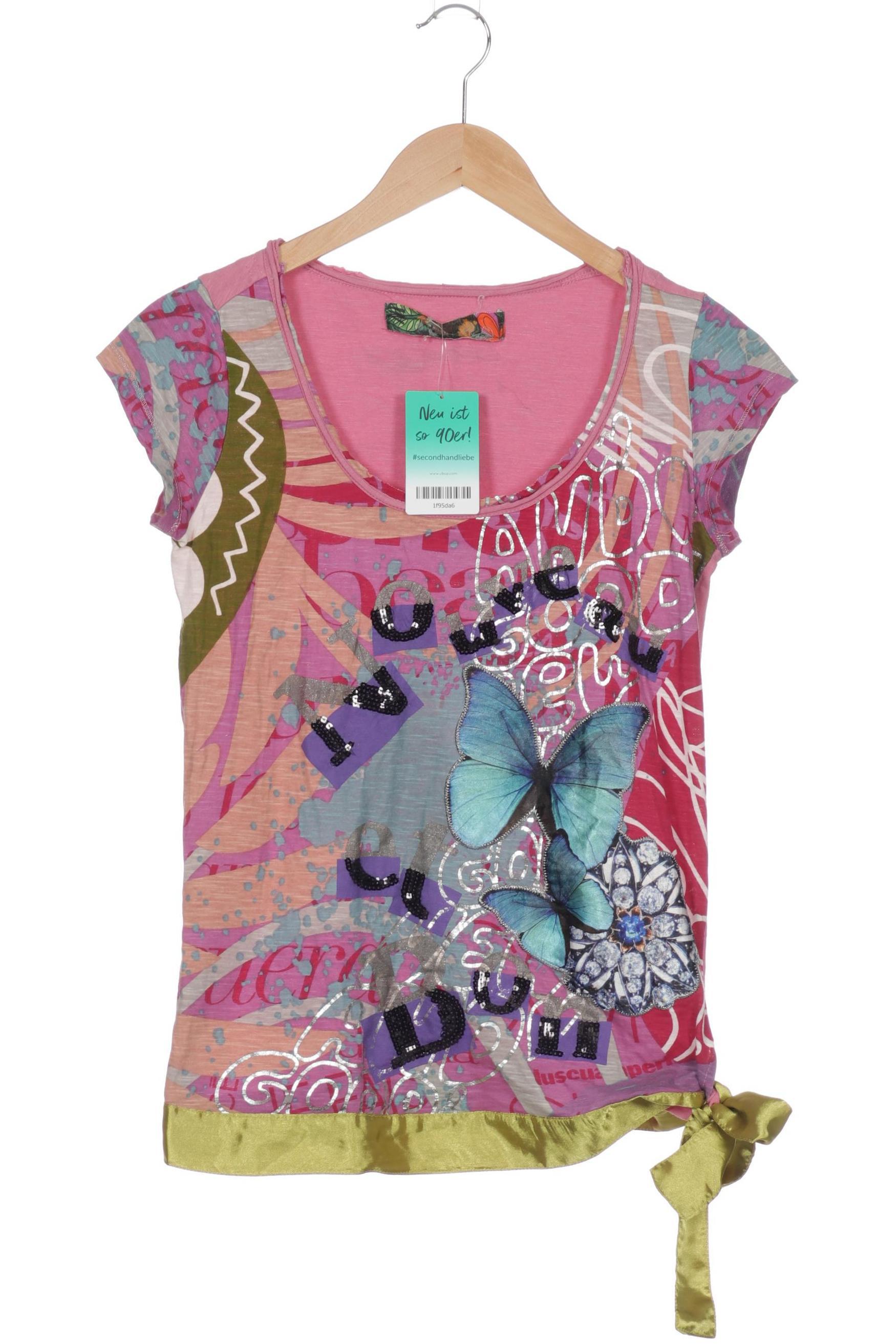 

Desigual Damen T-Shirt, pink, Gr.