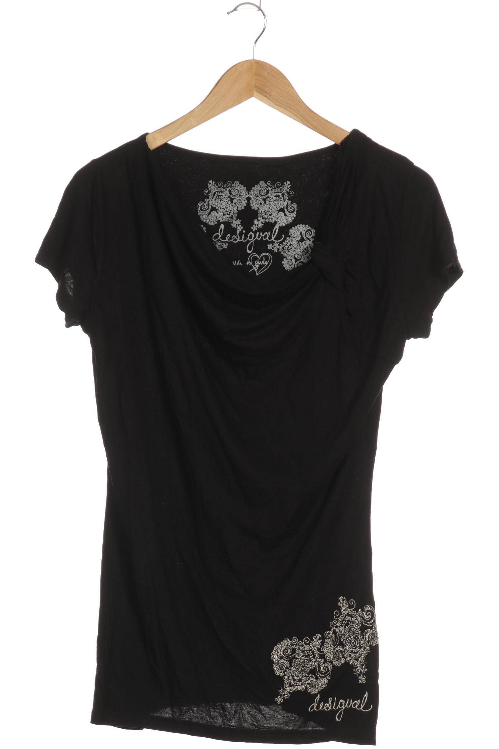 

Desigual Damen T-Shirt, schwarz, Gr.