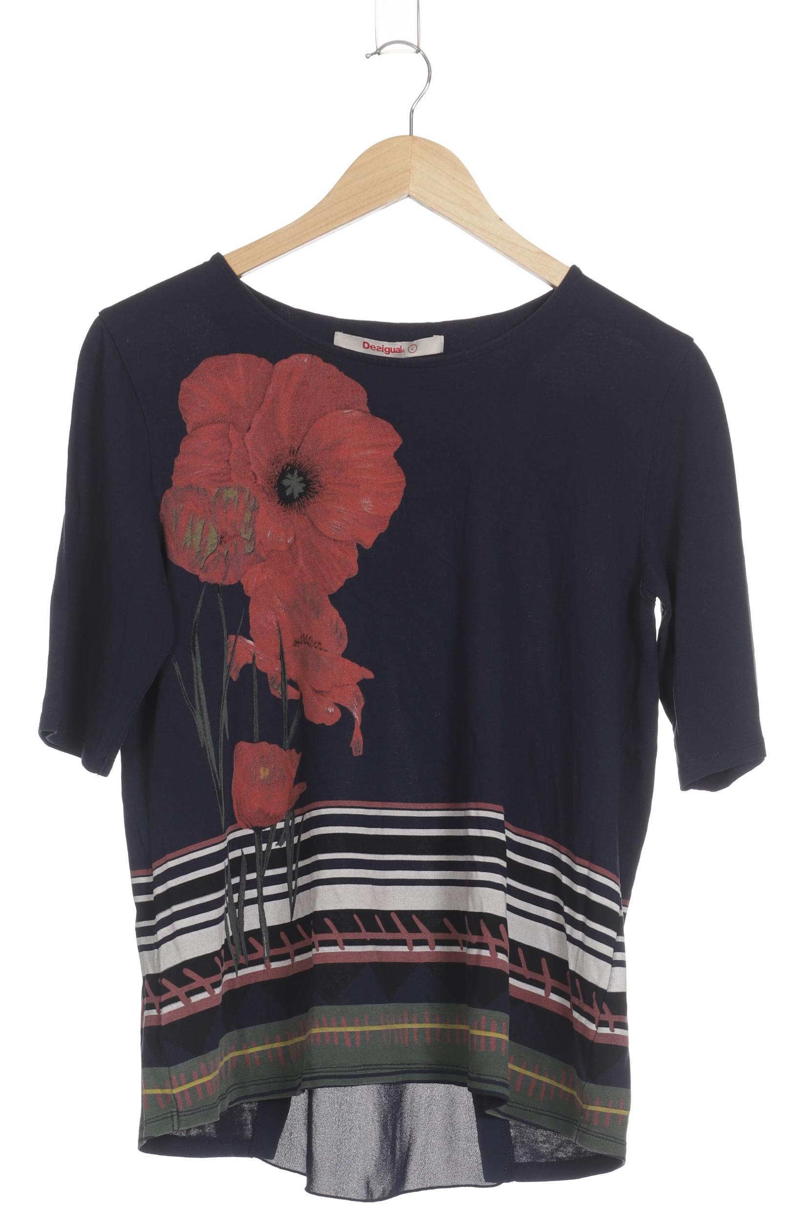 

Desigual Damen T-Shirt, blau, Gr.