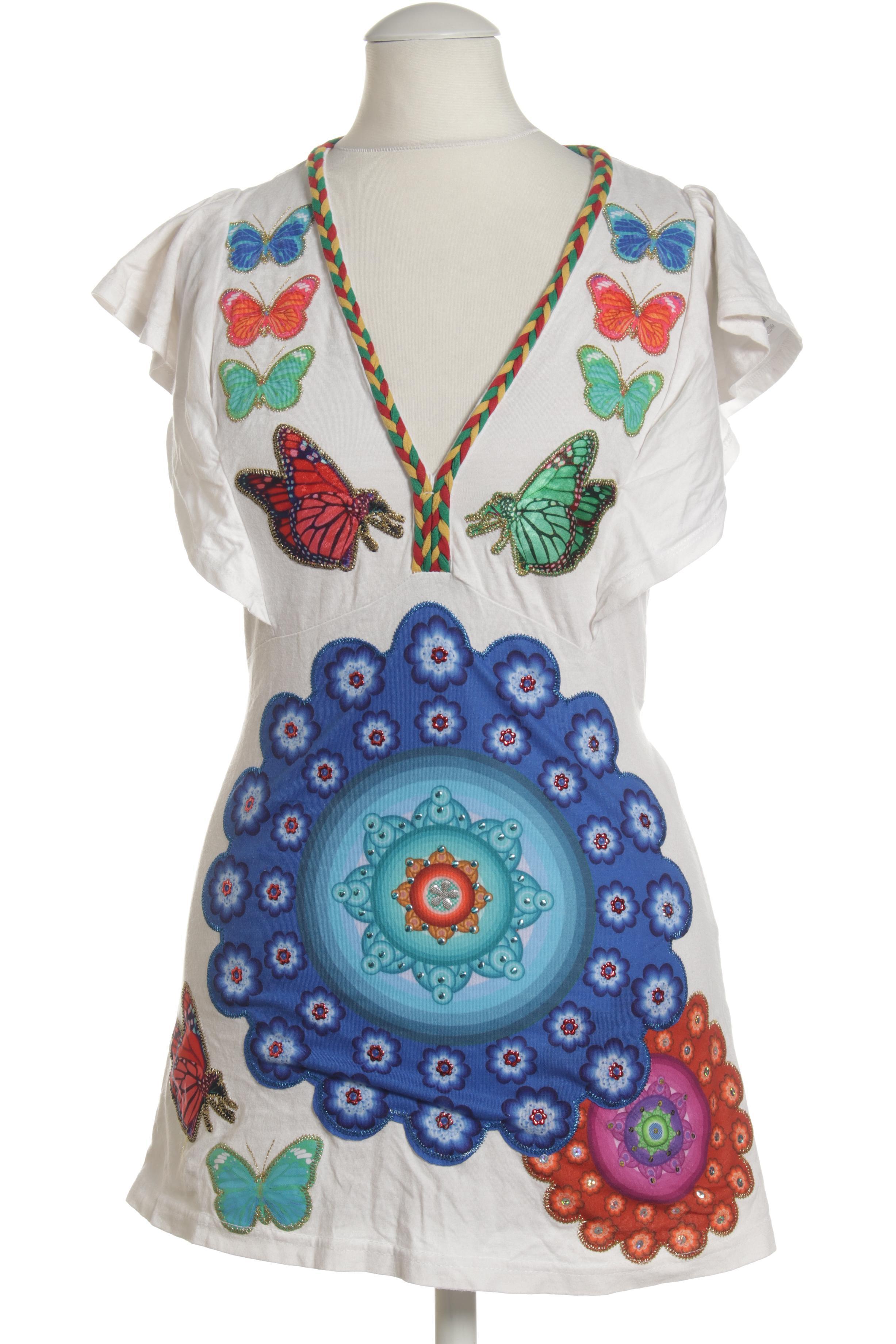 

Desigual Damen T-Shirt, weiß, Gr.