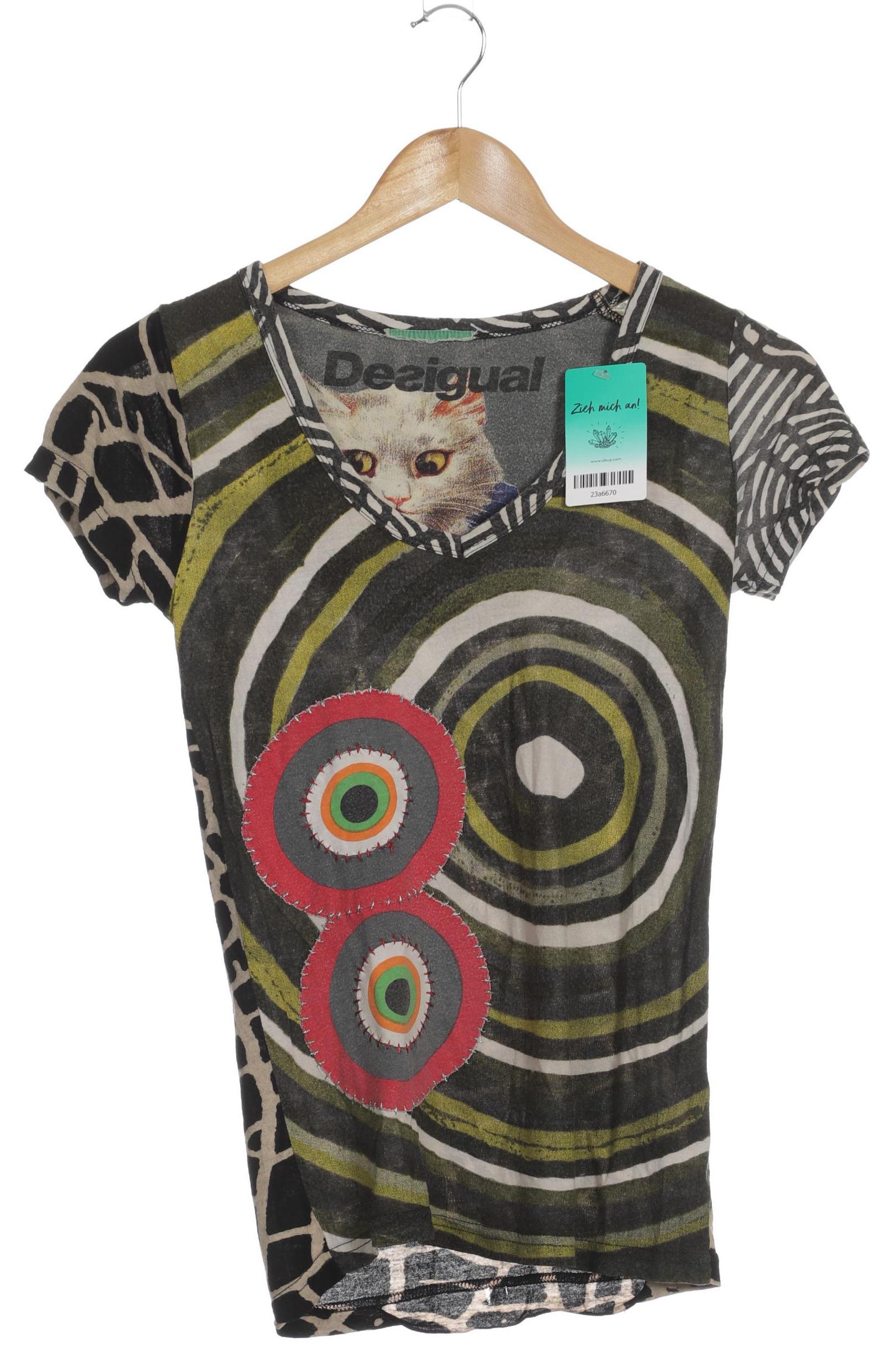

Desigual Damen T-Shirt, grün, Gr.