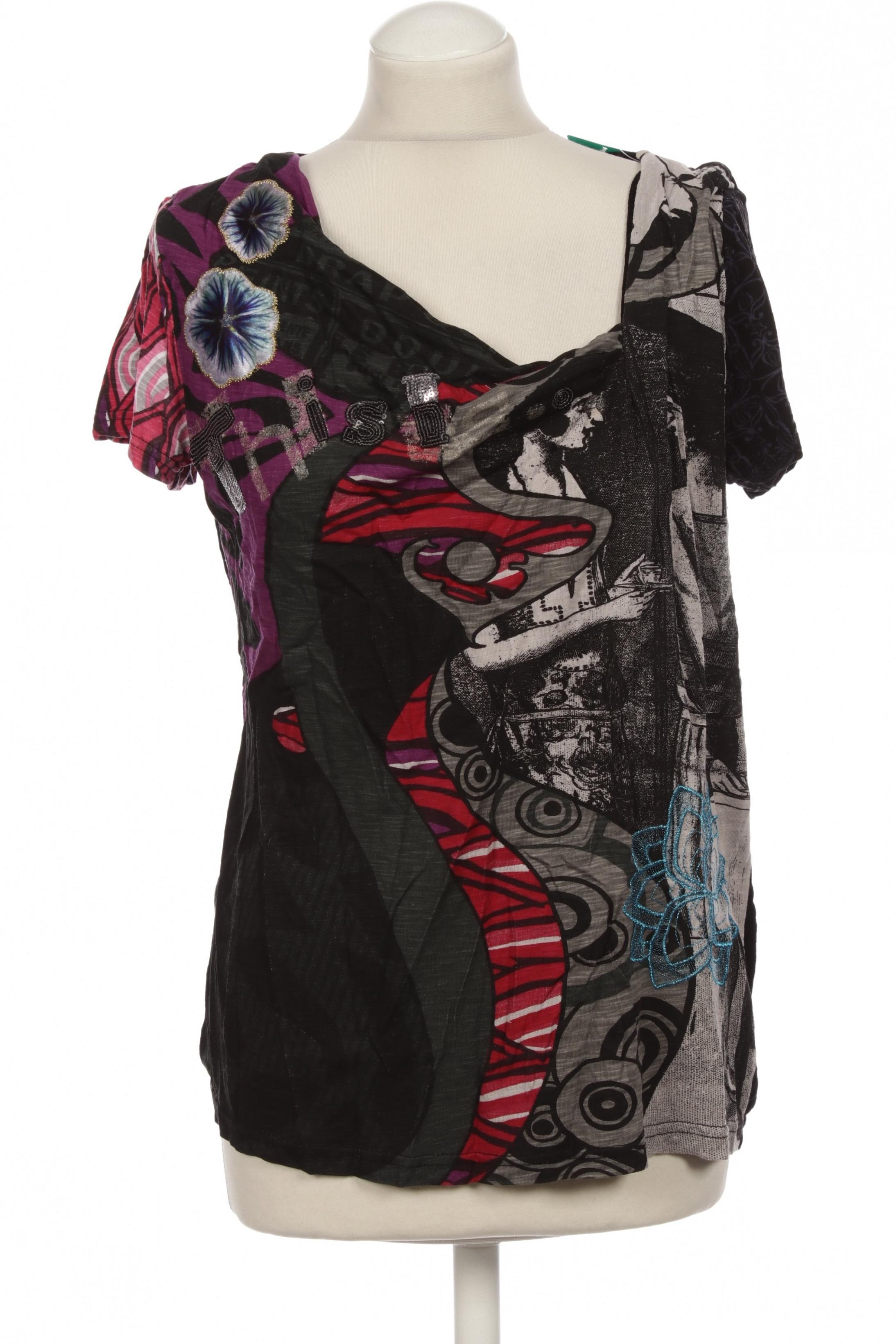 

Desigual Damen T-Shirt, schwarz, Gr.