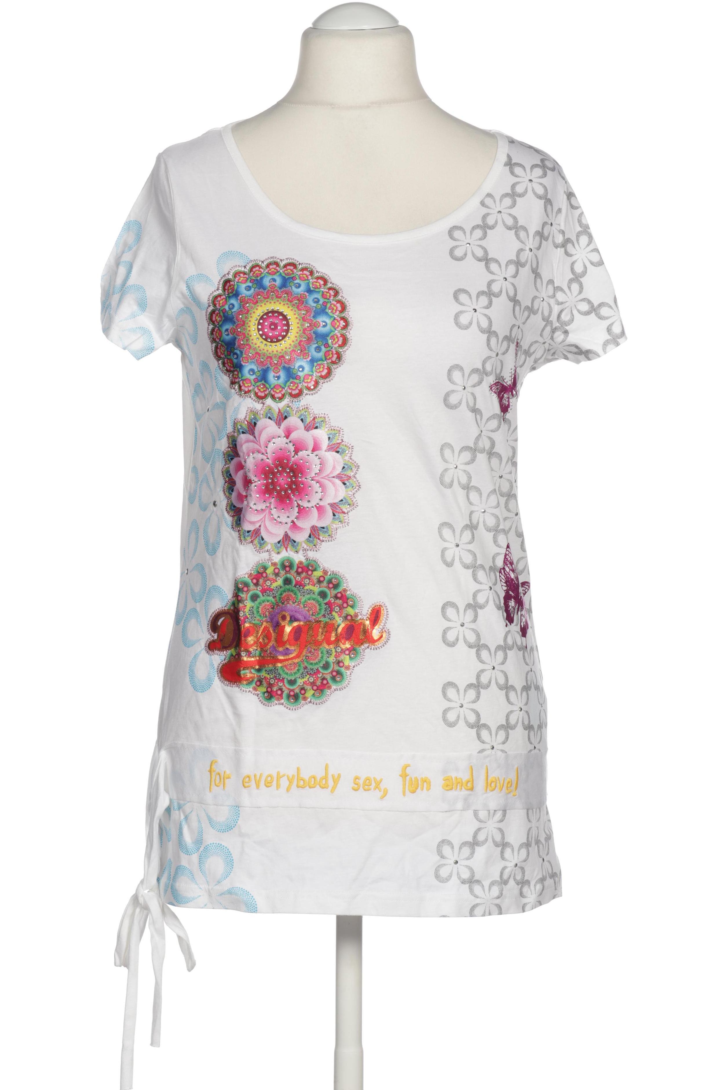 

Desigual Damen T-Shirt, weiß, Gr.