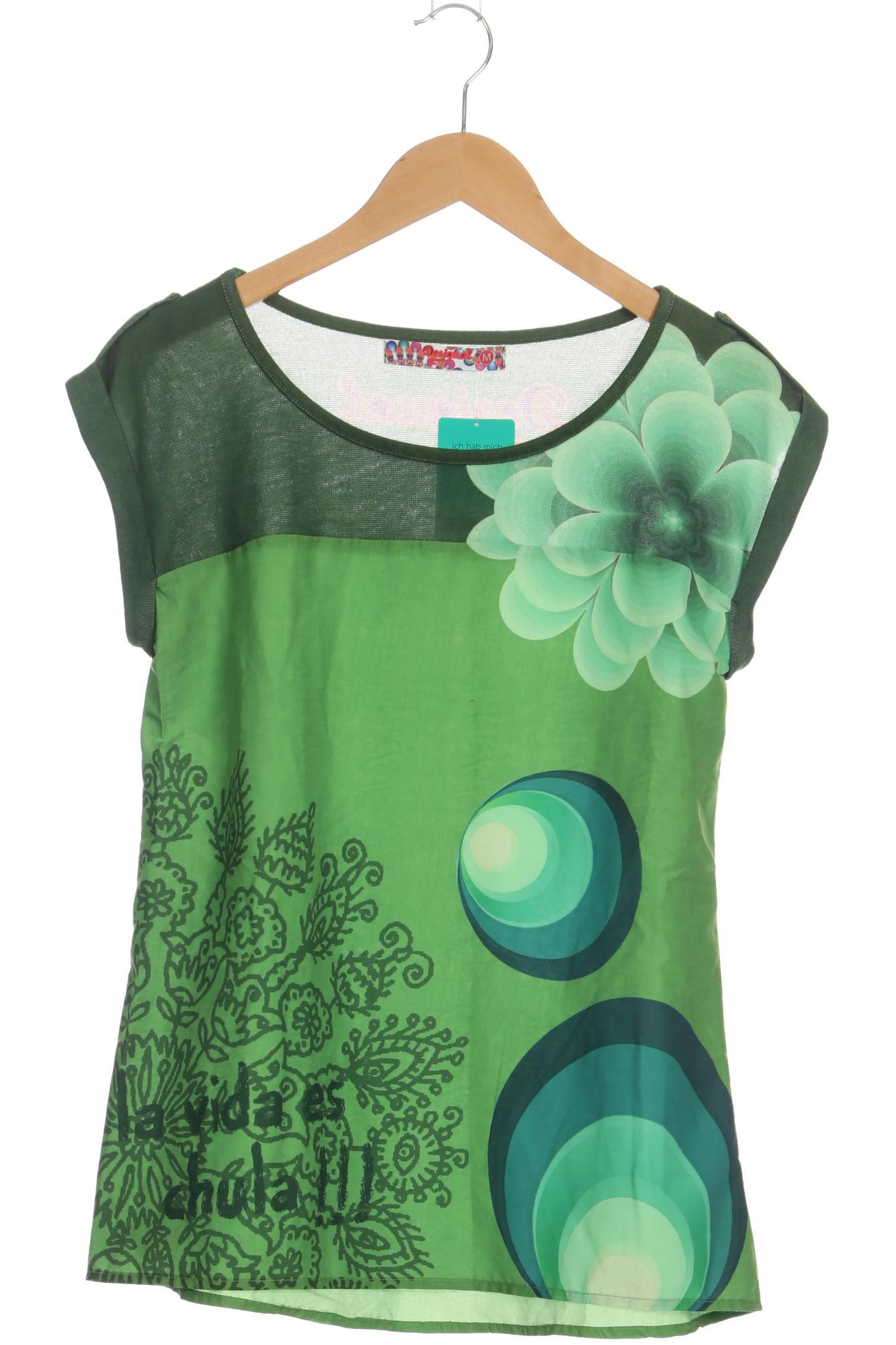 

Desigual Damen T-Shirt, grün, Gr.