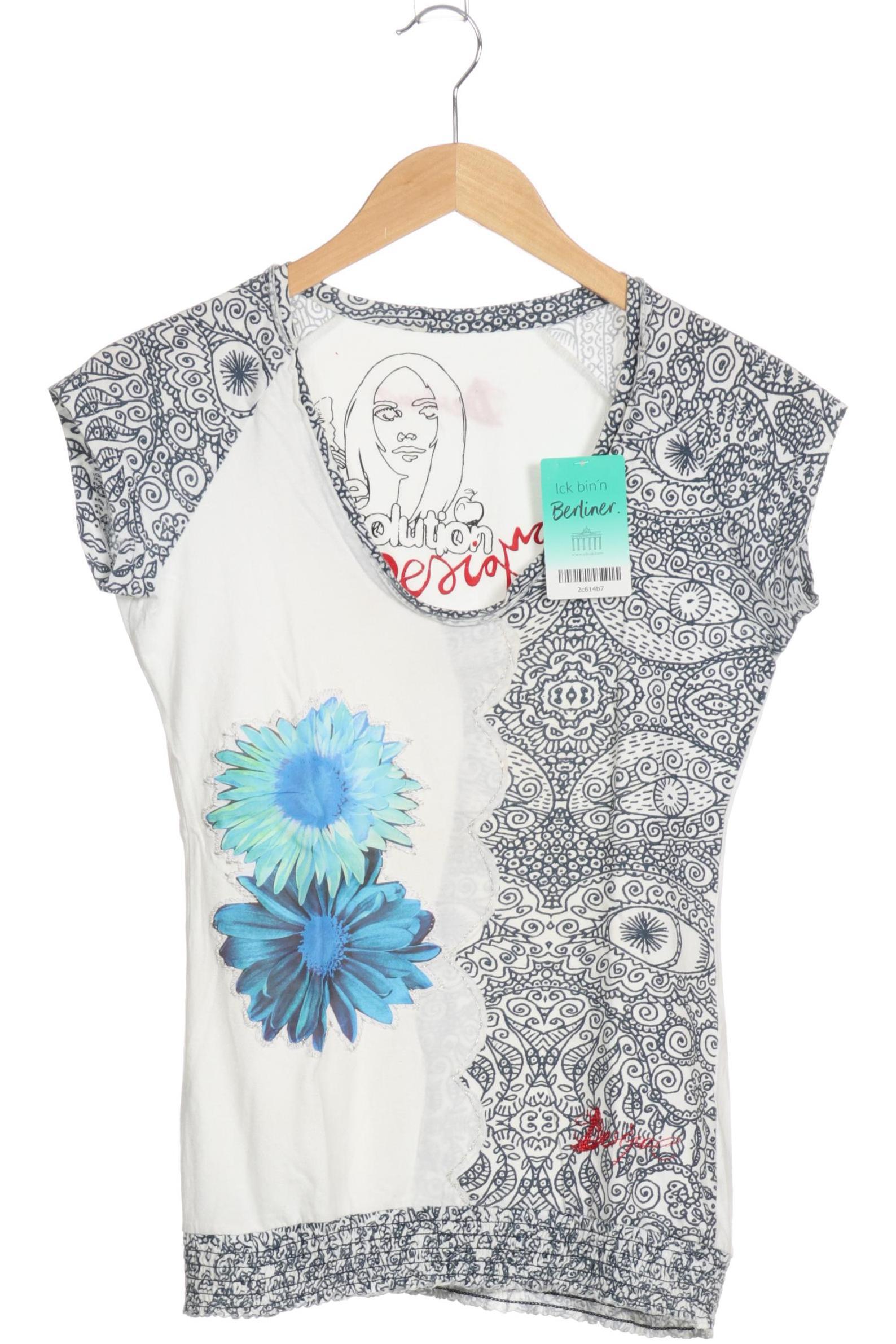 

Desigual Damen T-Shirt, blau, Gr.