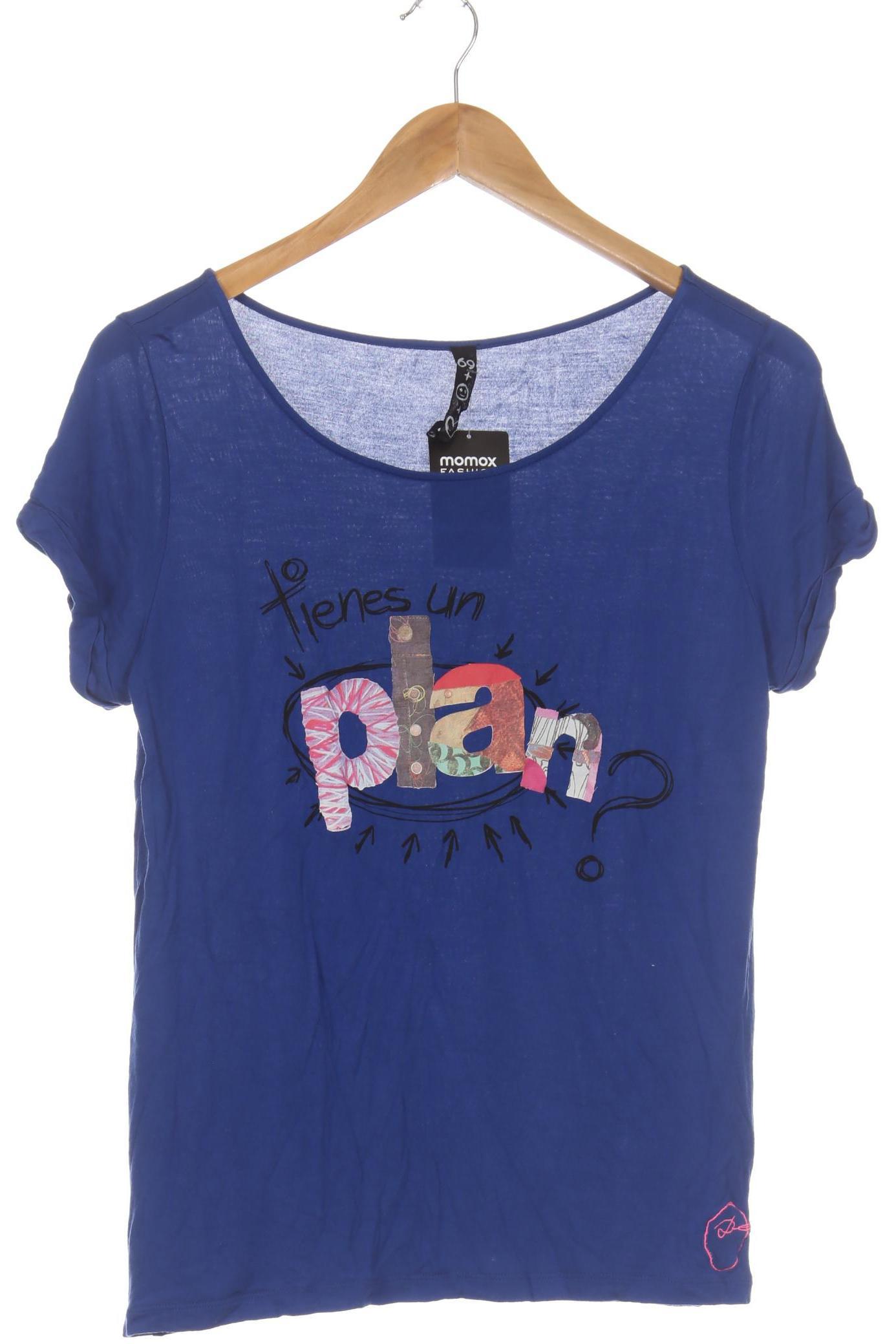 

Desigual Damen T-Shirt, blau, Gr.