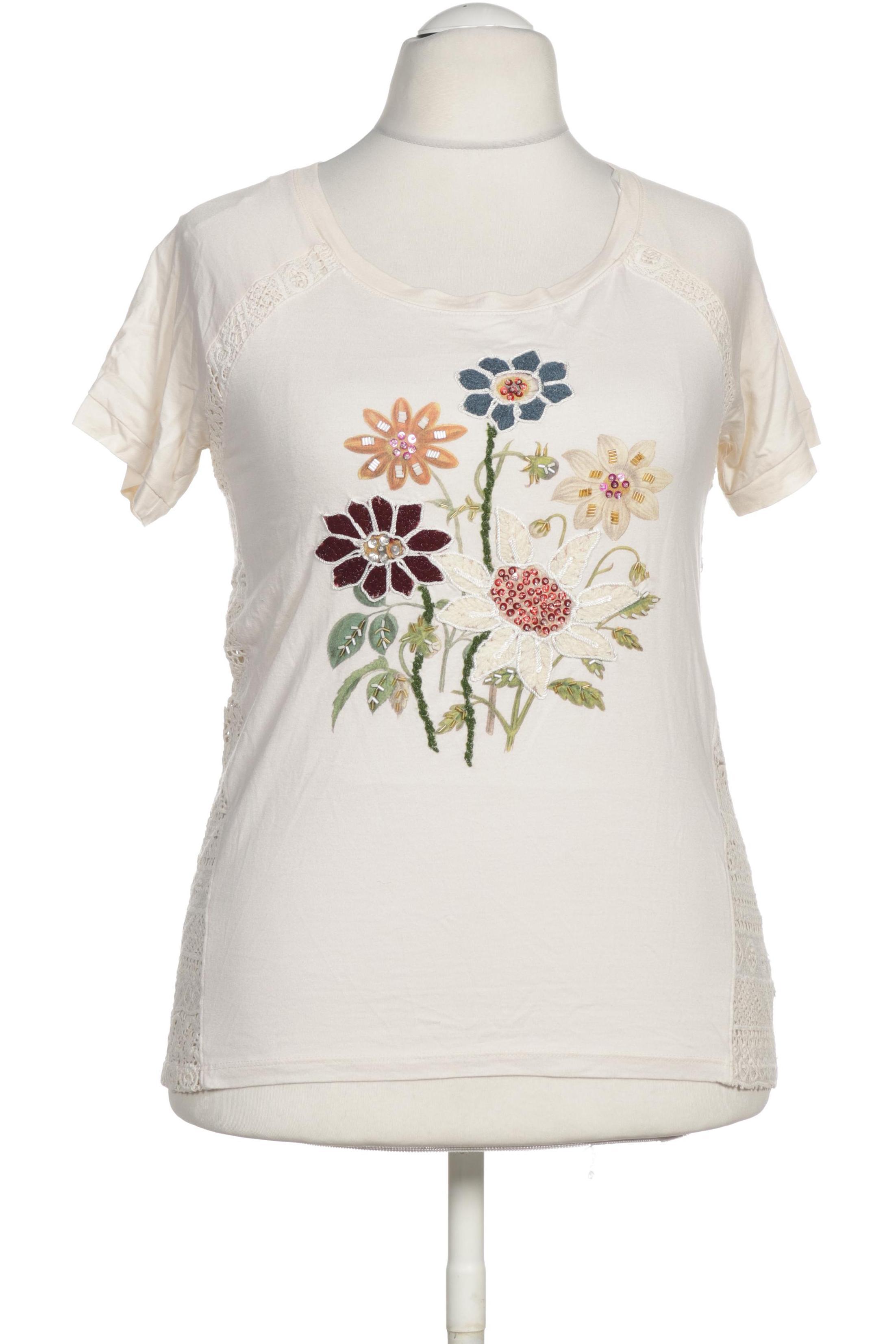 

Desigual Damen T-Shirt, beige, Gr.